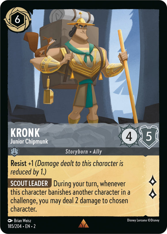 Kronk - Junior Chipmunk 185/204 (Rise of the Floodborn) Cold Foil