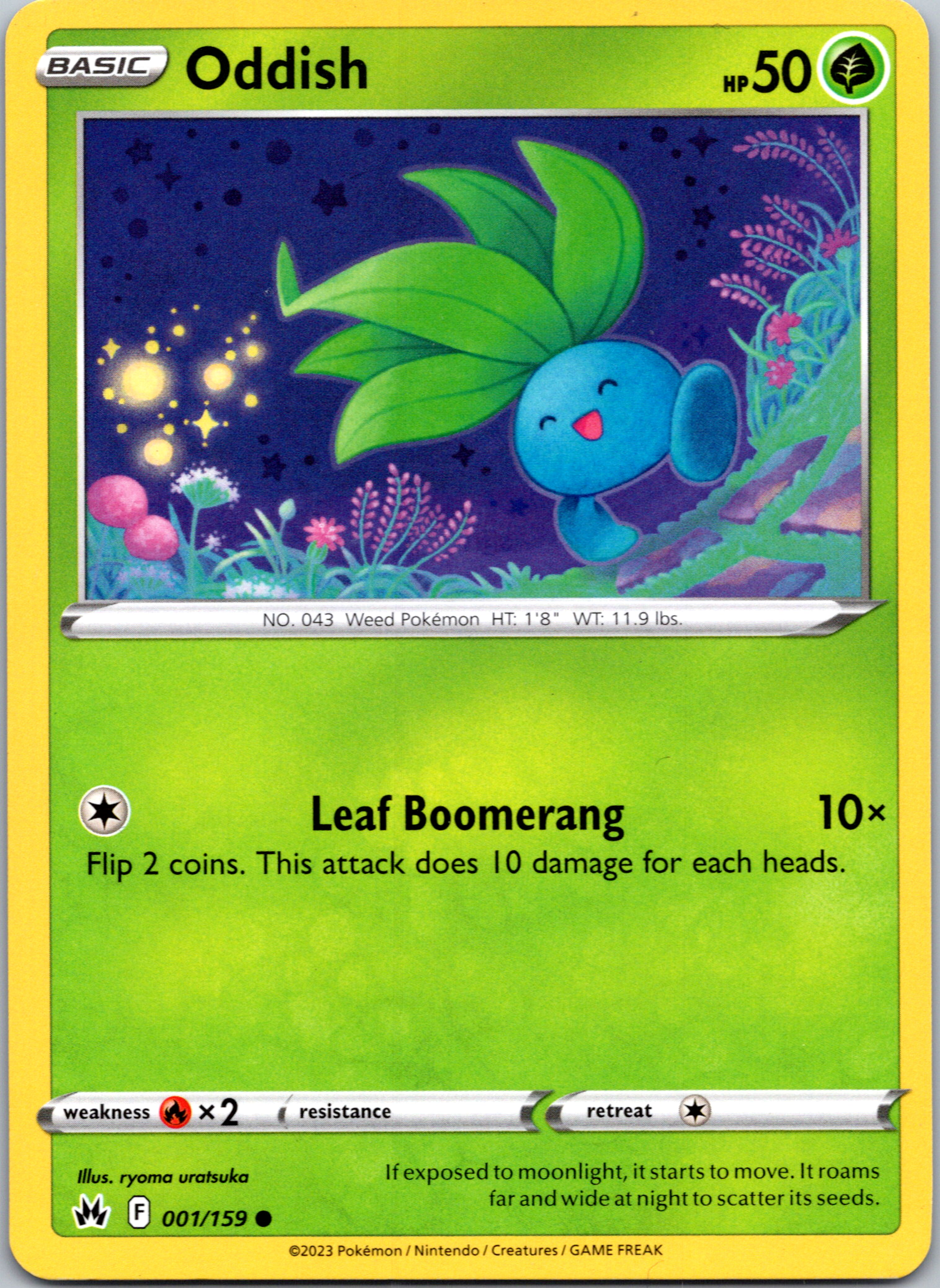 Oddish (001/159) [Sword & Shield: Crown Zenith]