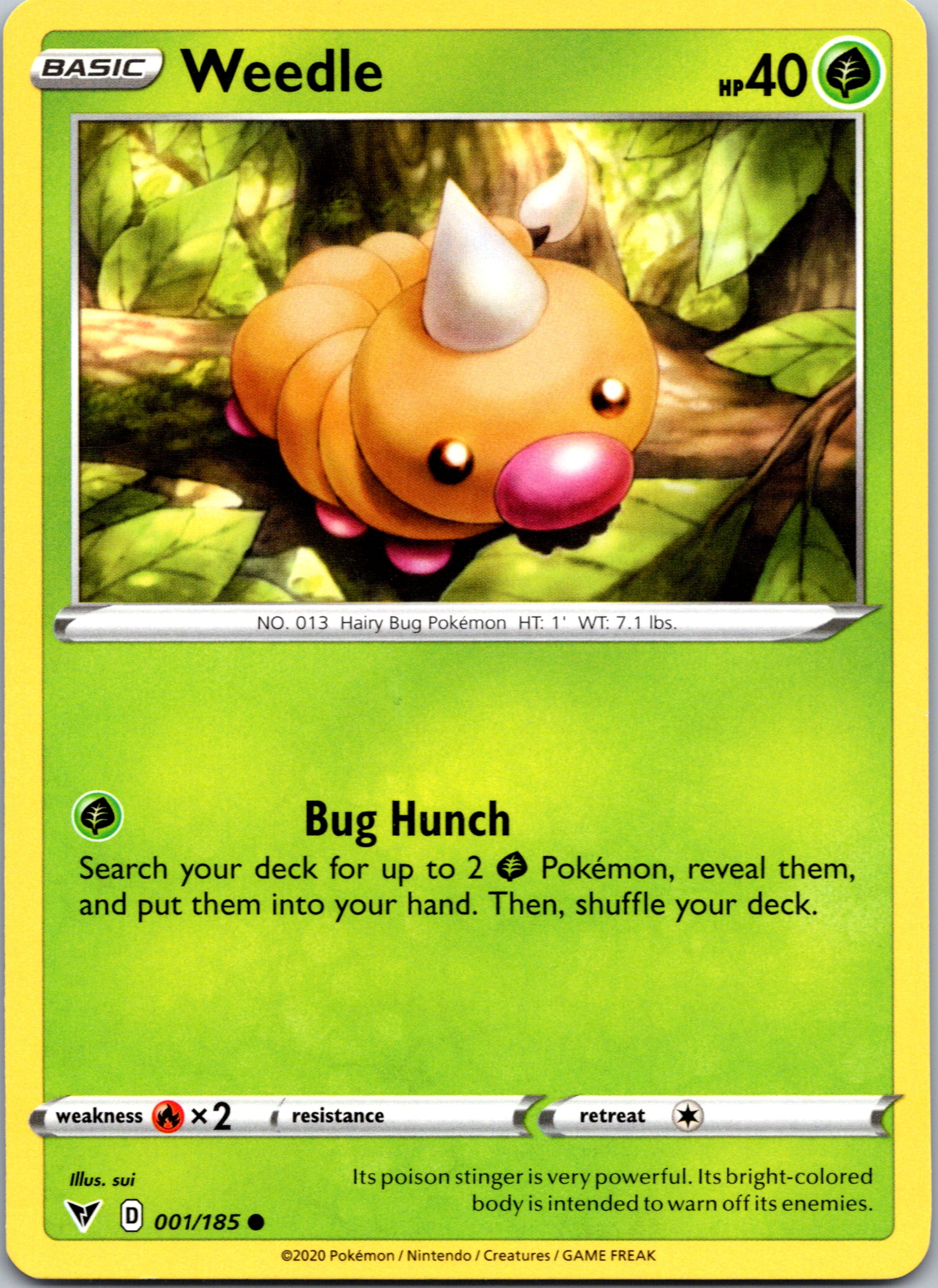 Weedle [001/185] [SWSH04: Vivid Voltage]