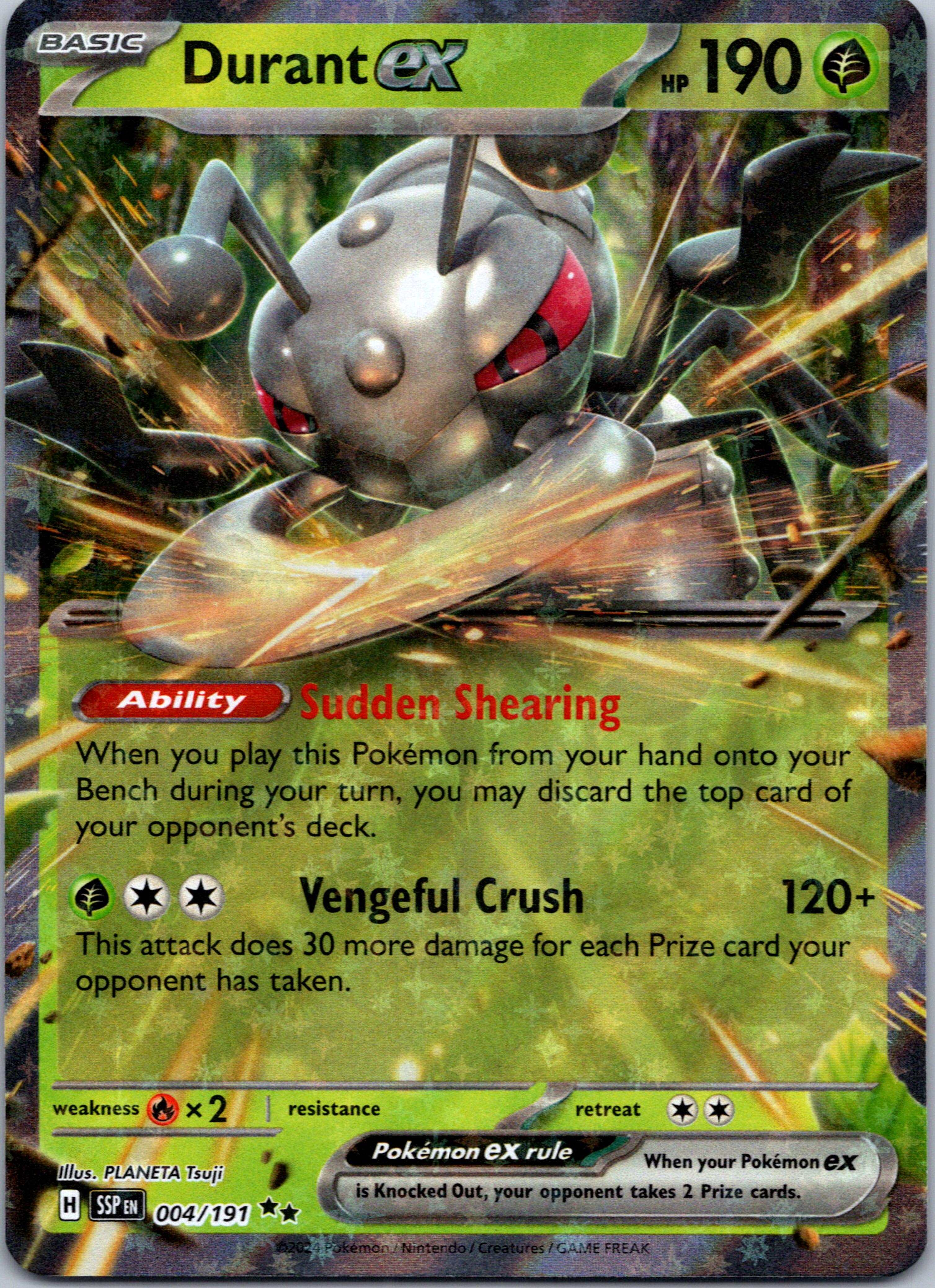 Durant ex [004/191] - (Surging Sparks) Holofoil