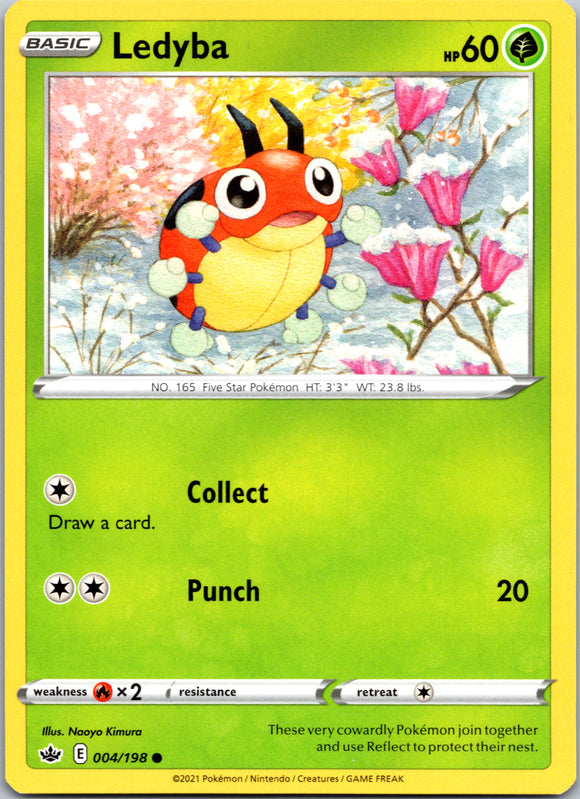 Ledyba (004/198) [Sword & Shield: Chilling Reign]