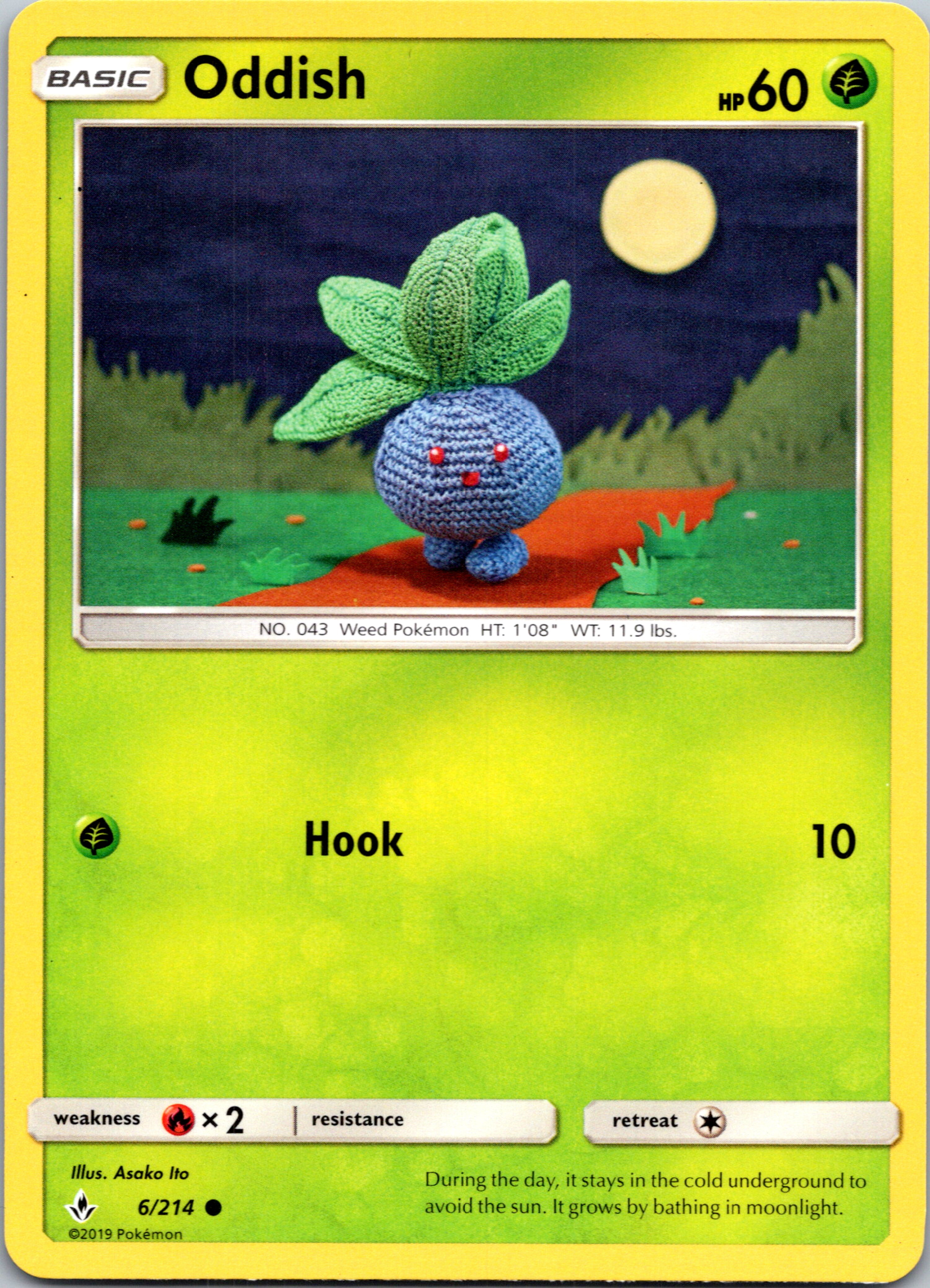 Oddish (6/214) [Sun & Moon: Unbroken Bonds]