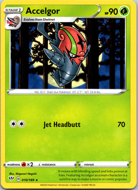 Accelgor (010/189) [SWSH03: Darkness Ablaze]