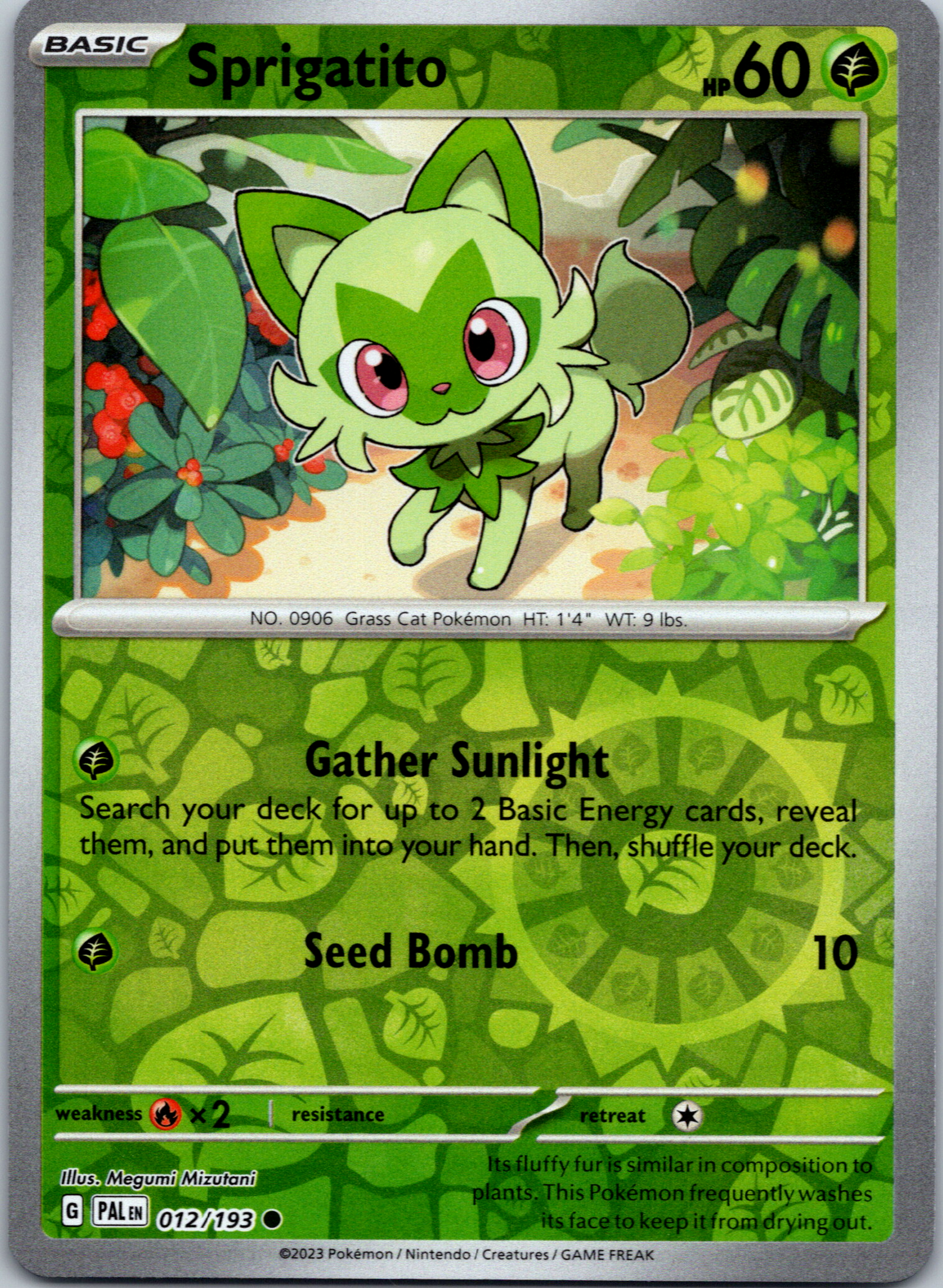 Sprigatito (012/193) [Scarlet & Violet: Paldea Evolved]