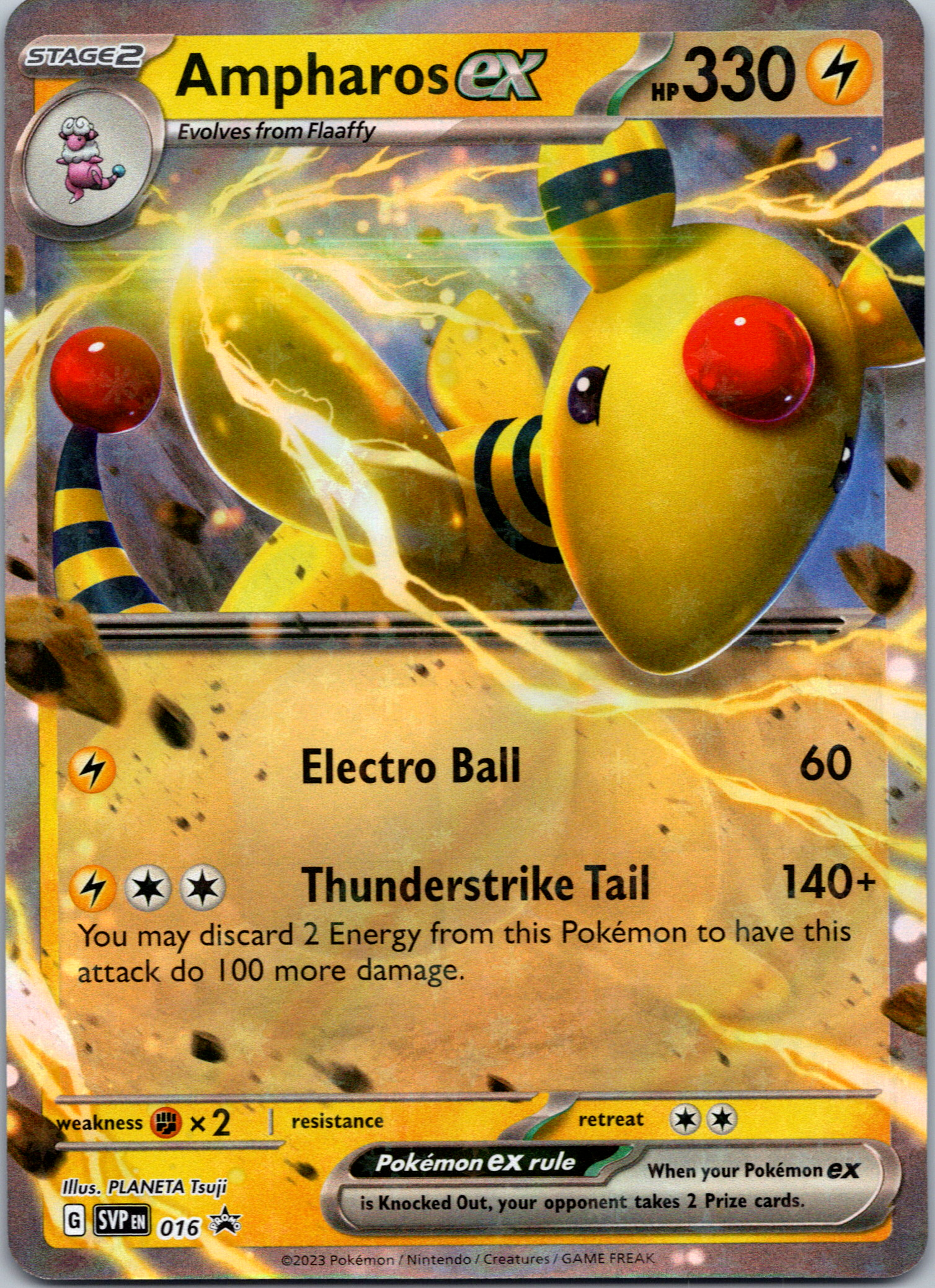 Ampharos ex (016) [Scarlet & Violet: Black Star Promos]