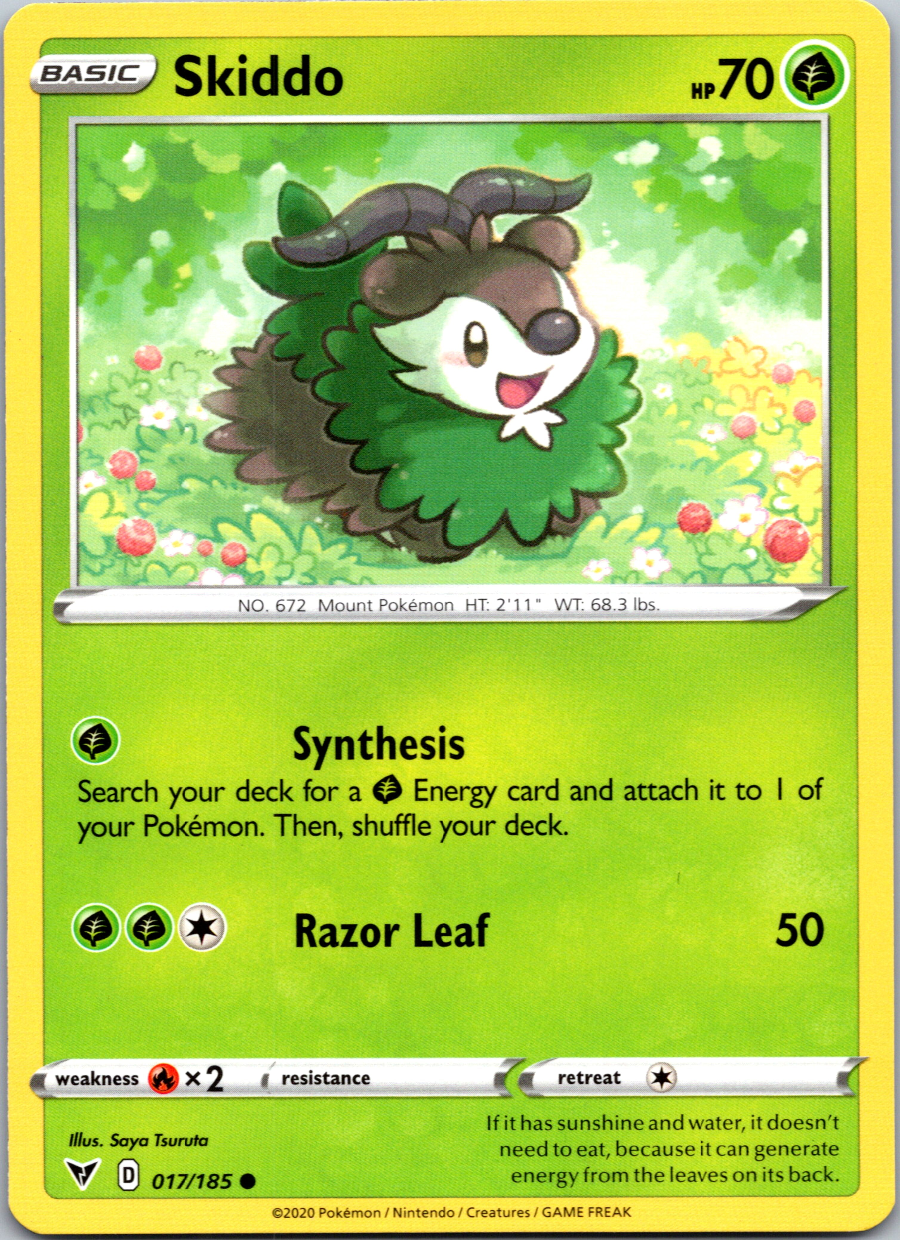 Skiddo [017/185] [SWSH04: Vivid Voltage]