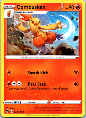 Combusken (023/189) [SWSH03: Darkness Ablaze]