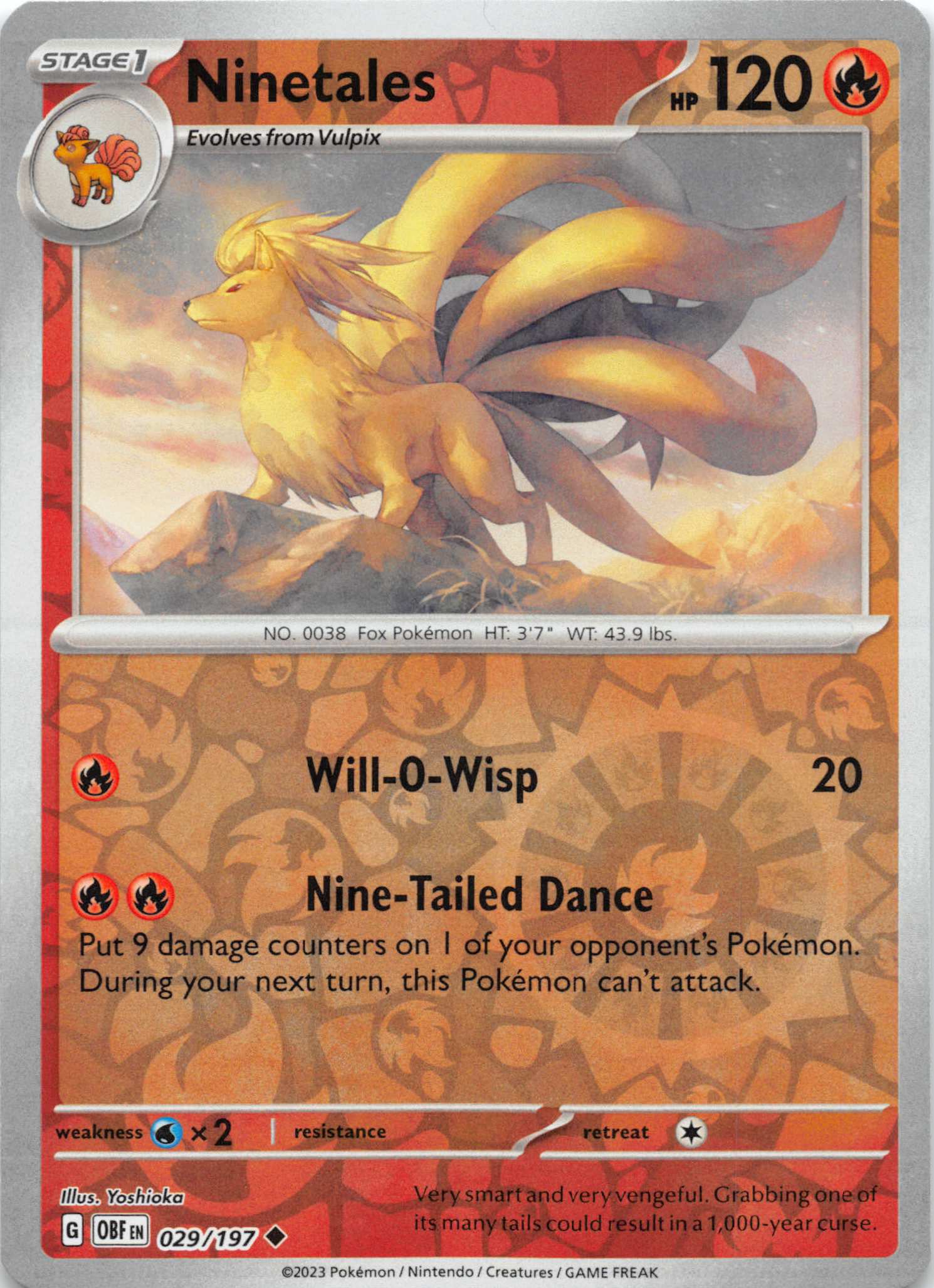 Ninetales (029/197) [Scarlet & Violet: Obsidian Flames]