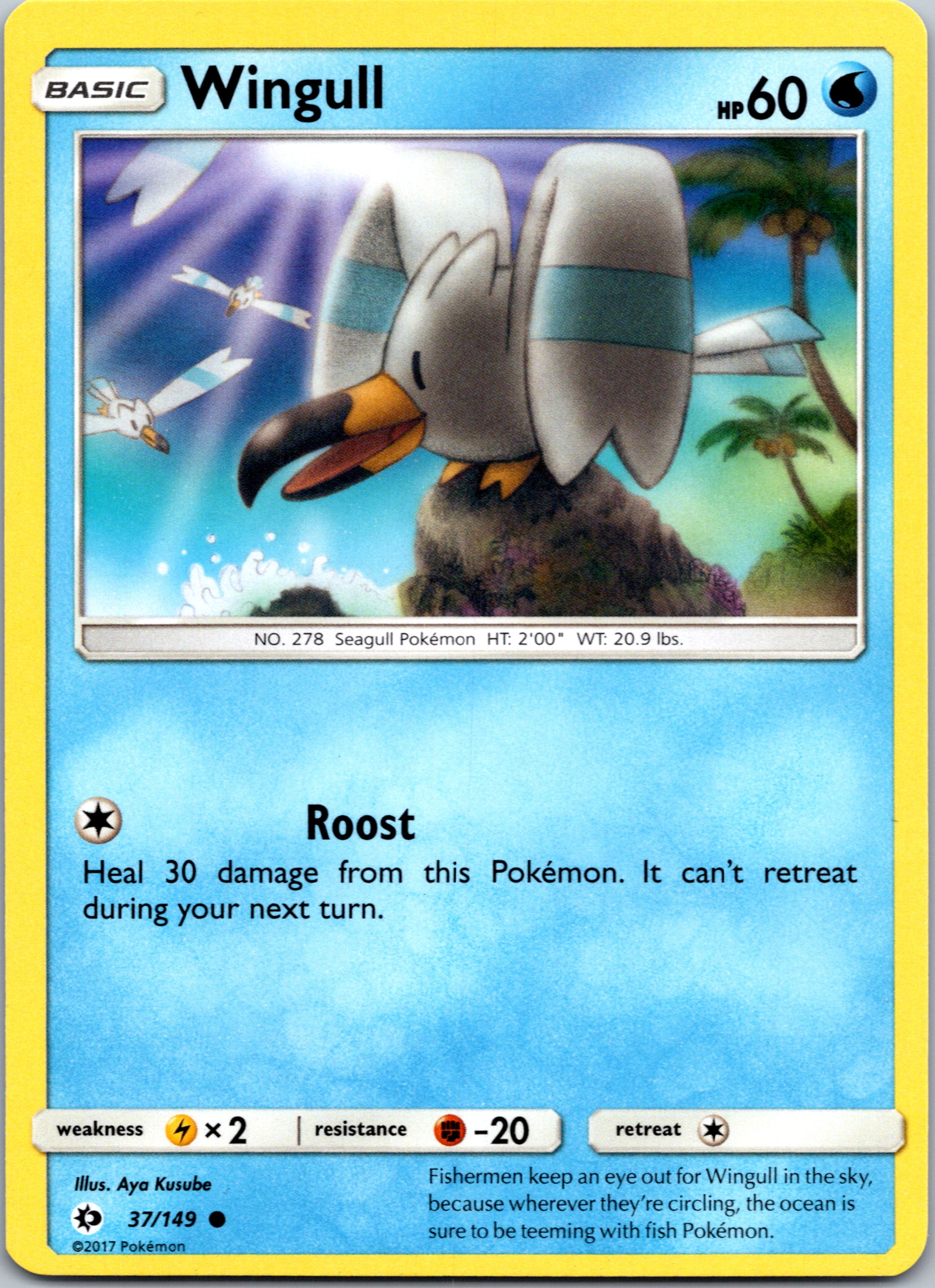 Wingull (037/149) [SM Base Set]