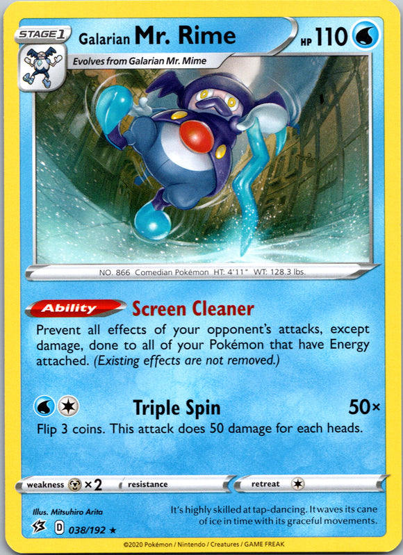 Galarian Mr. Rime (038/192) [Sword & Shield: Rebel Clash]