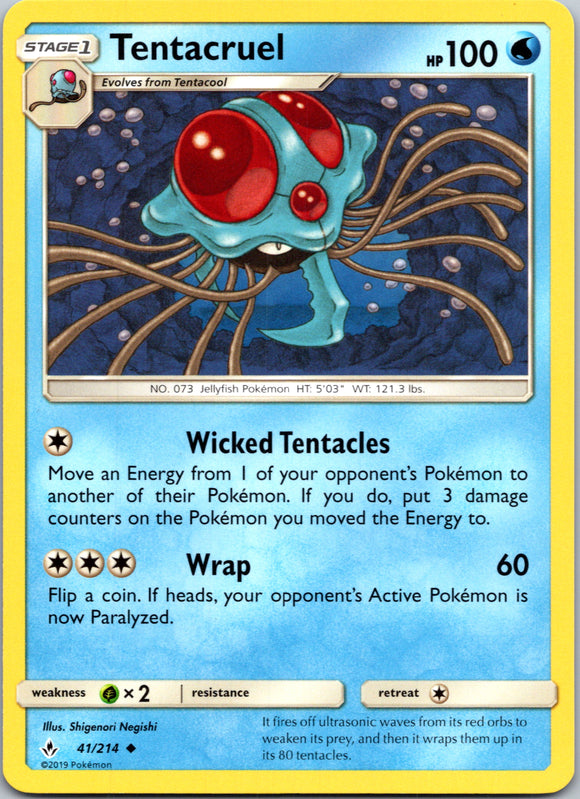 Tentacruel (041/214) [Sun & Moon: Unbroken Bonds]