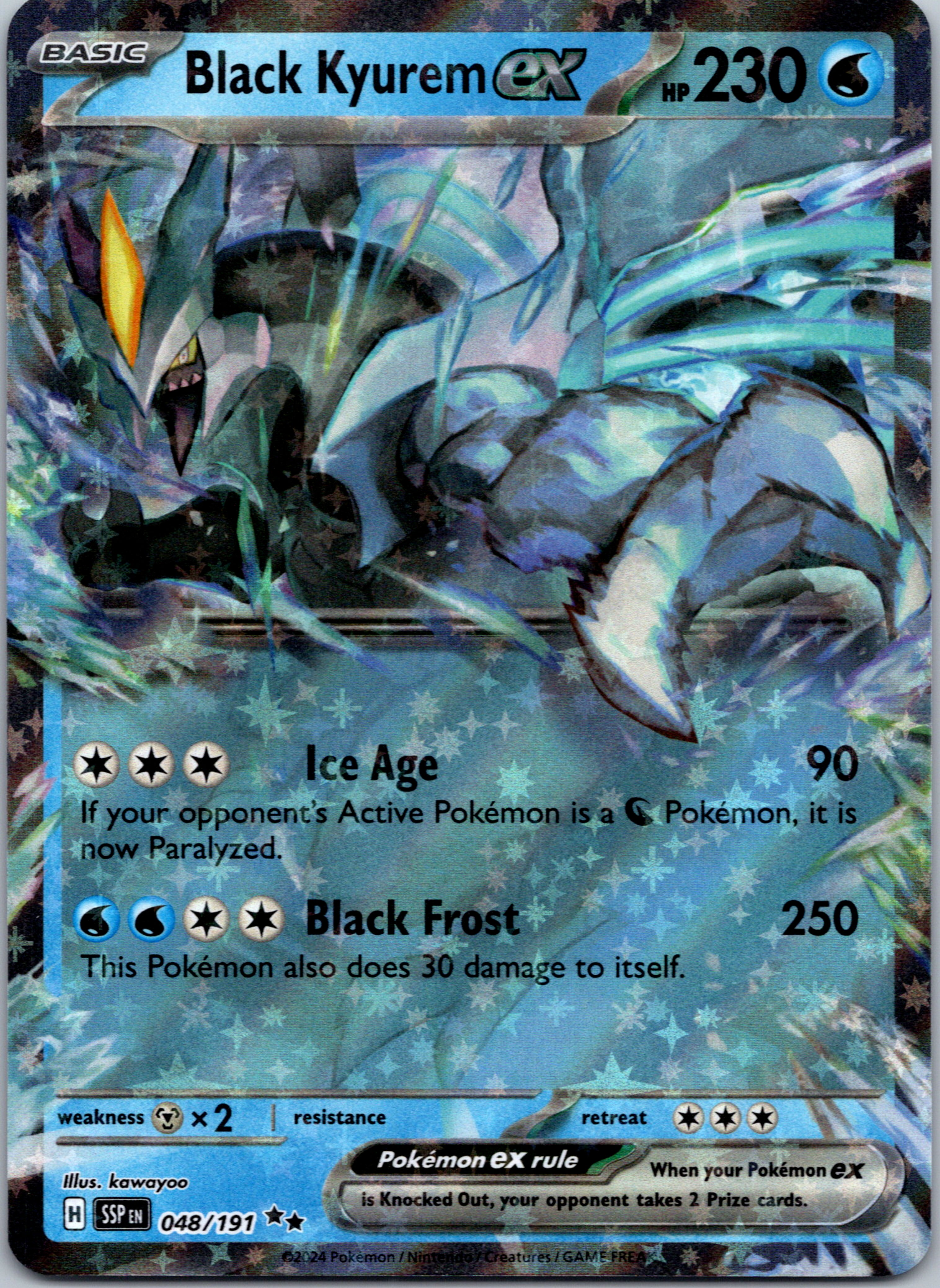 Black Kyurem ex [048/191] - (Surging Sparks) Holofoil