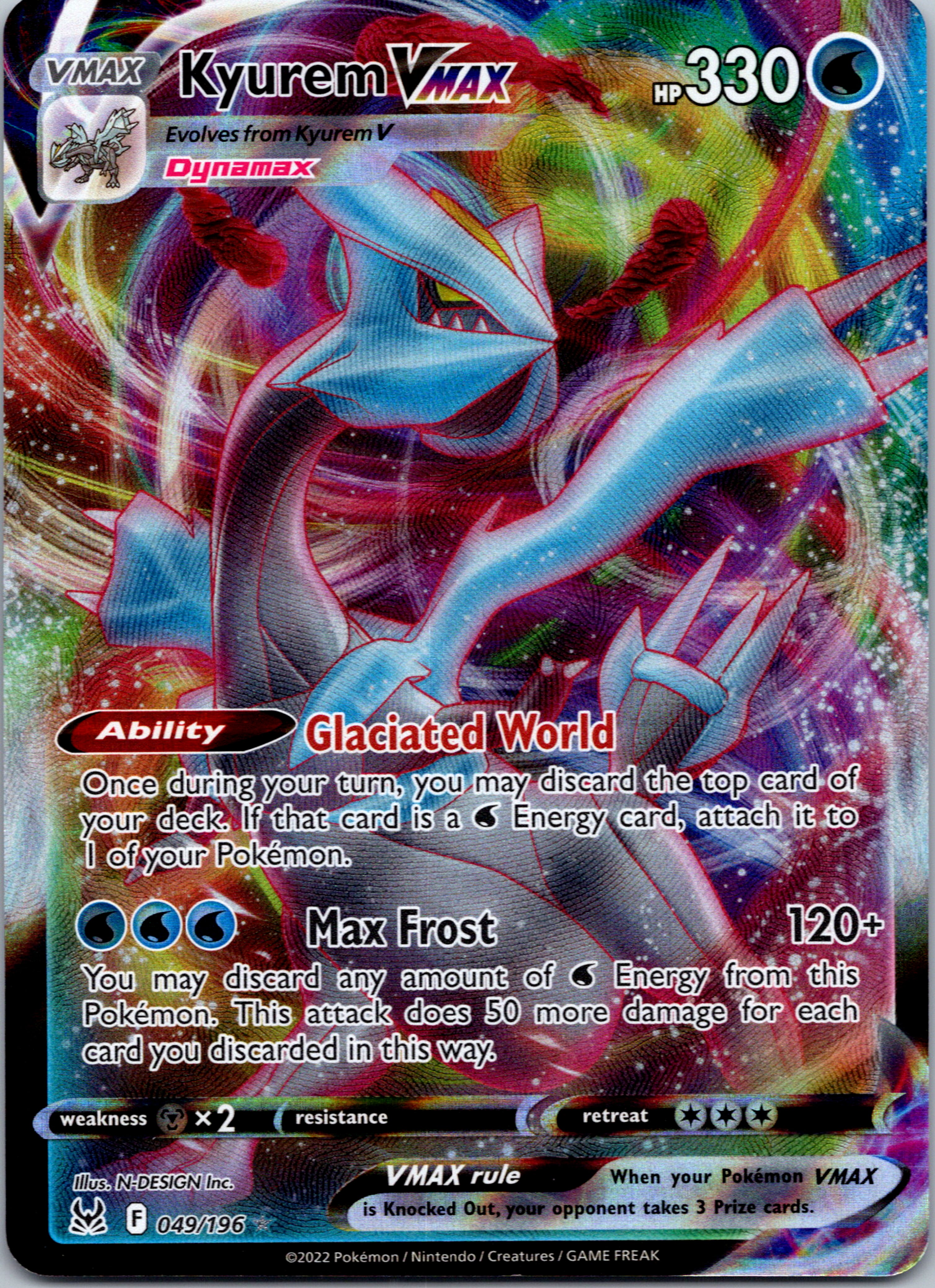 Kyurem VMAX (049/196) [Sword & Shield: Lost Origin]