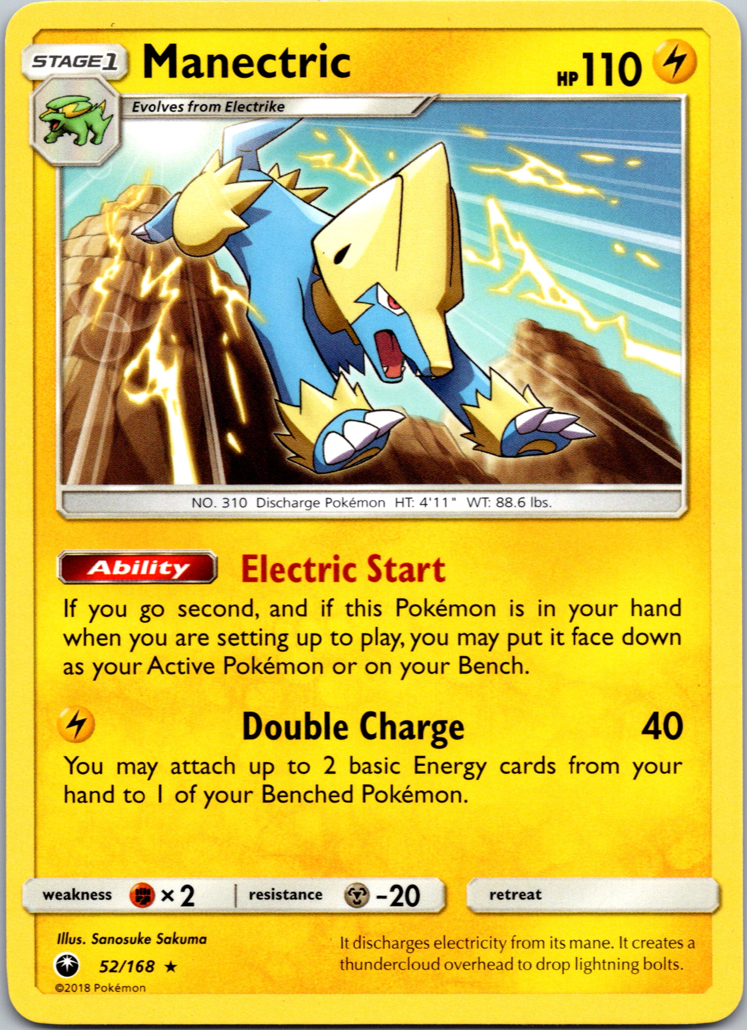 Manectric (052/168) [Sun & Moon: Celestial Storm]