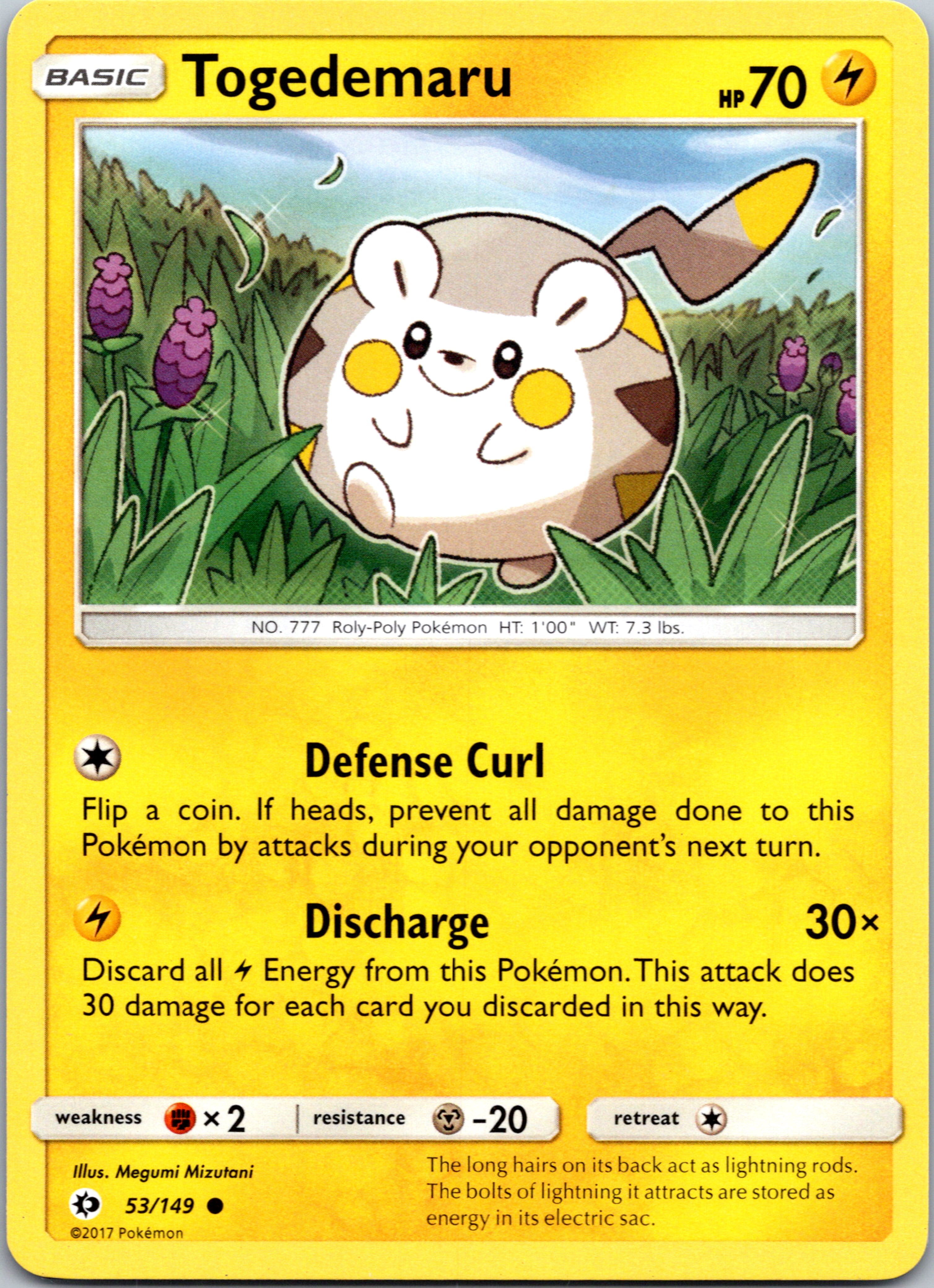 Togedemaru (053/149) [SM Base Set]