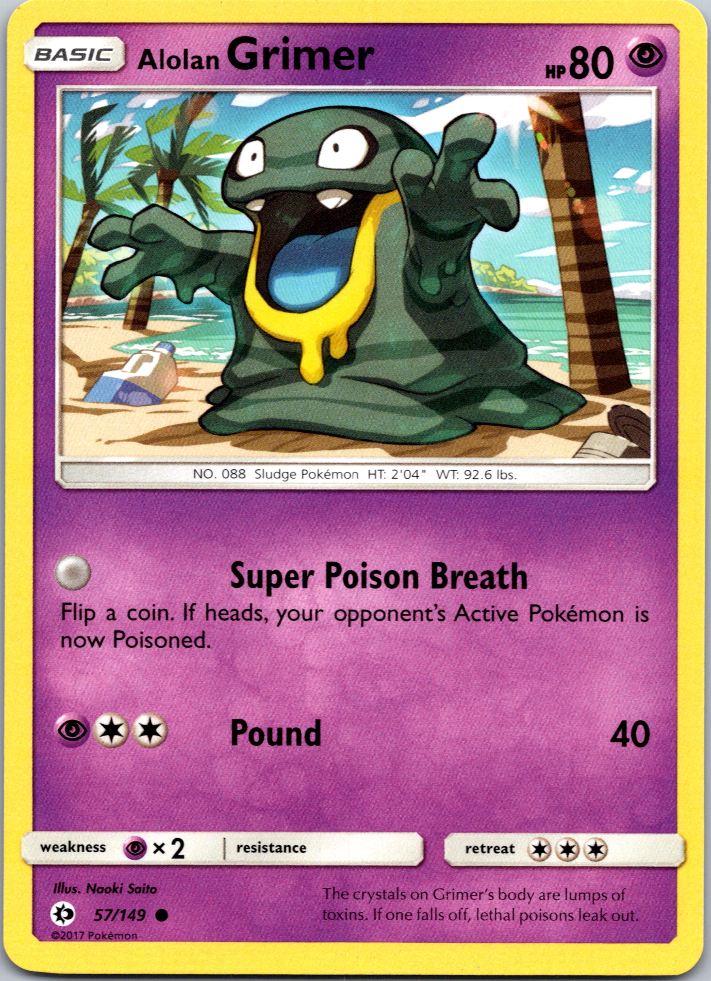 Alolan Grimer (57) [SM Base Set]