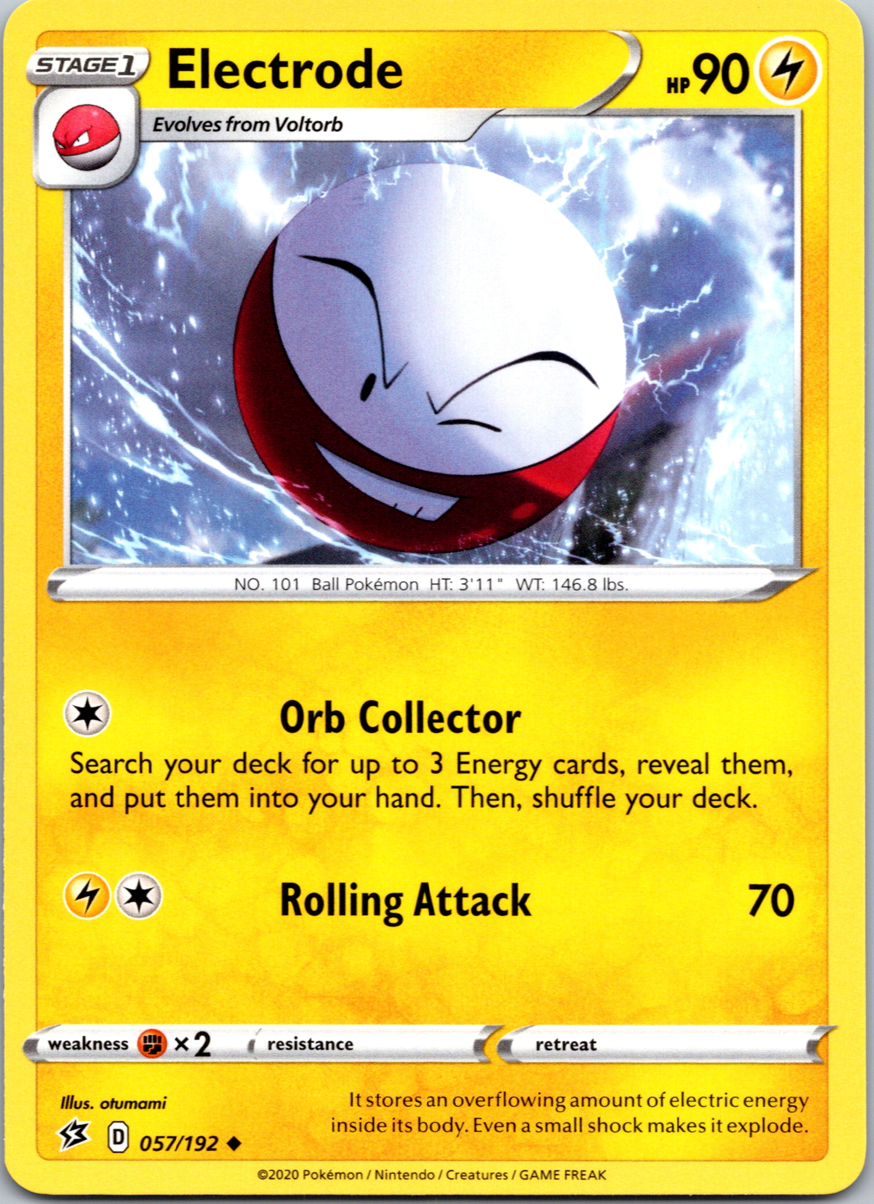 Electrode (57/192) [Sword & Shield: Rebel Clash]