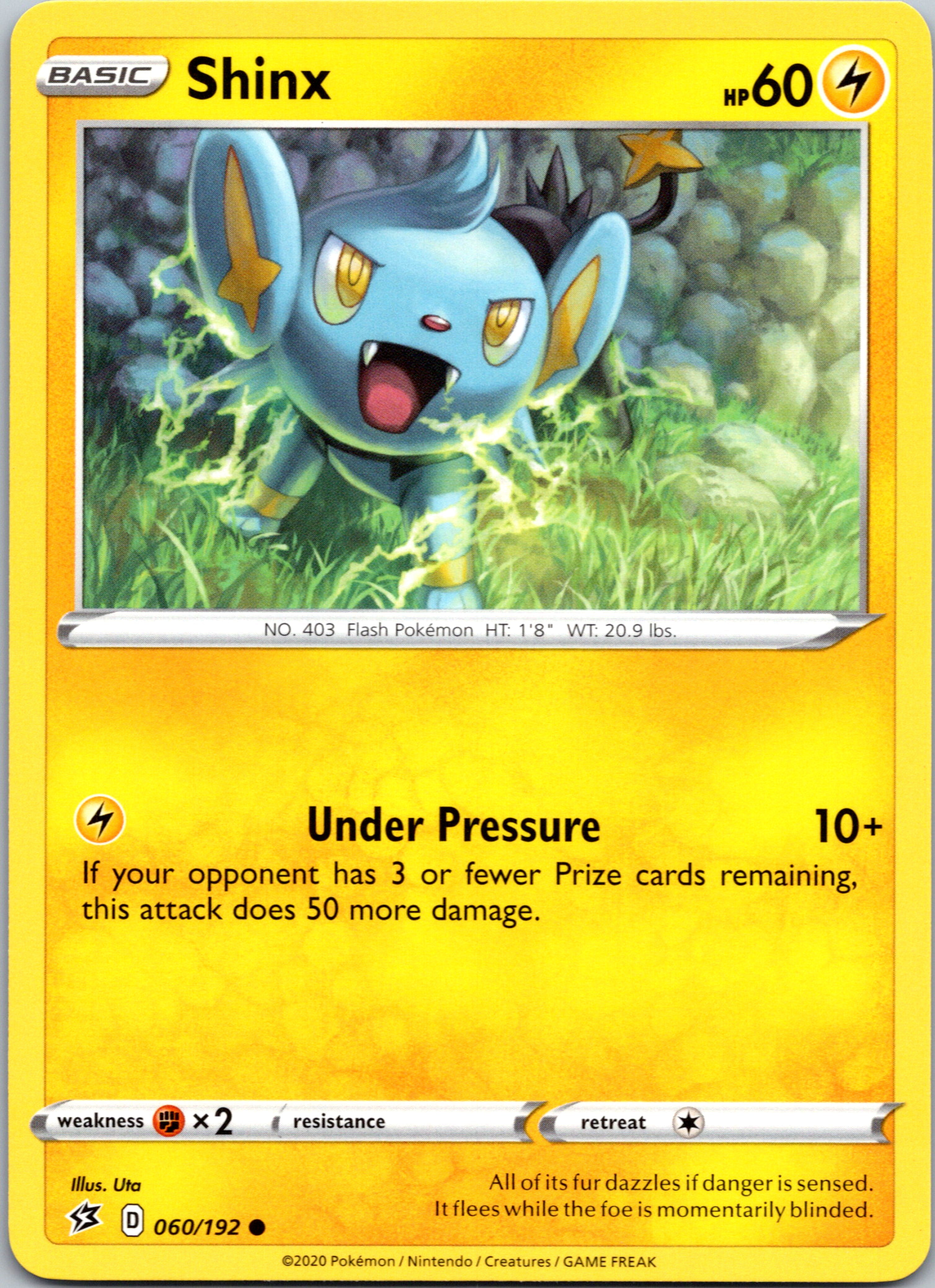 Shinx (60/192) [Sword & Shield: Rebel Clash]