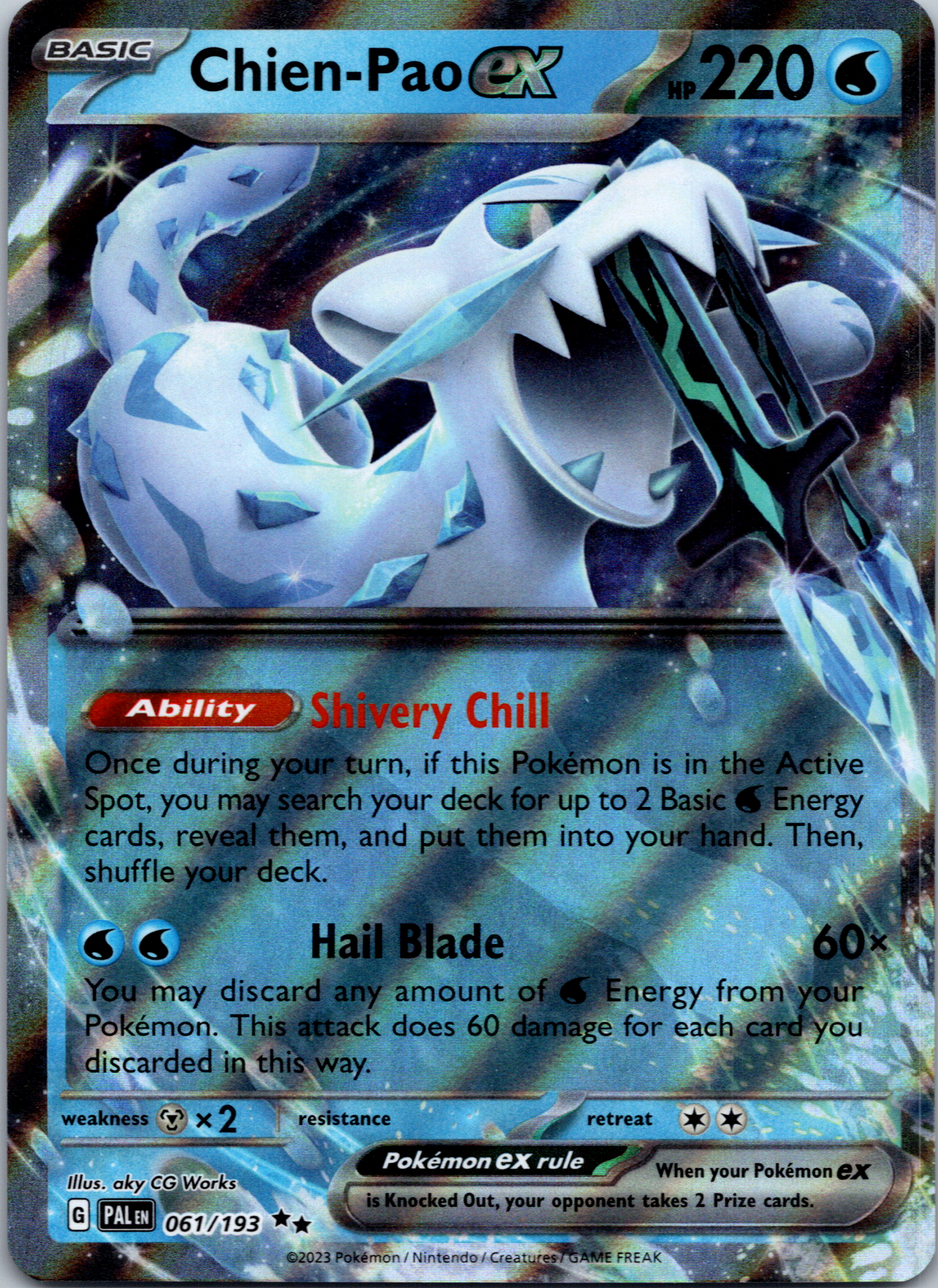 Chien-Pao ex (061/193) [Scarlet & Violet: Paldea Evolved]