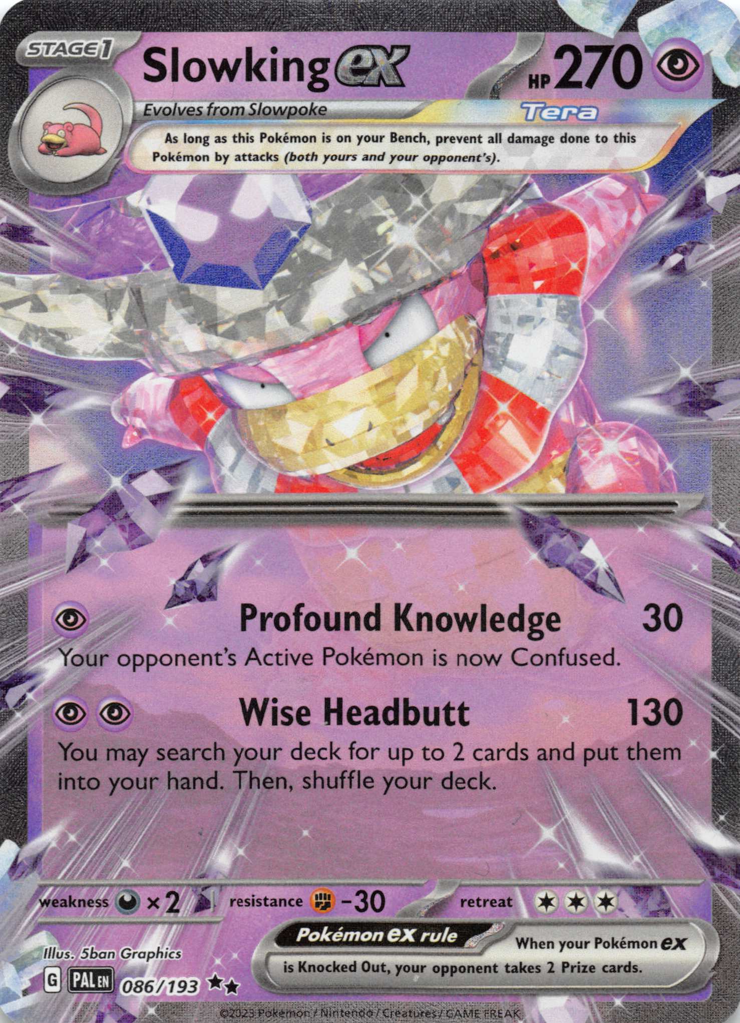 Slowking ex (086/193) [Scarlet & Violet: Paldea Evolved]