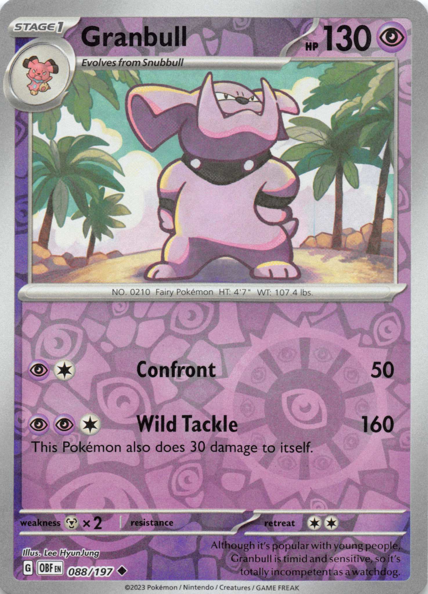 Granbull (088/197) [Scarlet & Violet: Obsidian Flames]