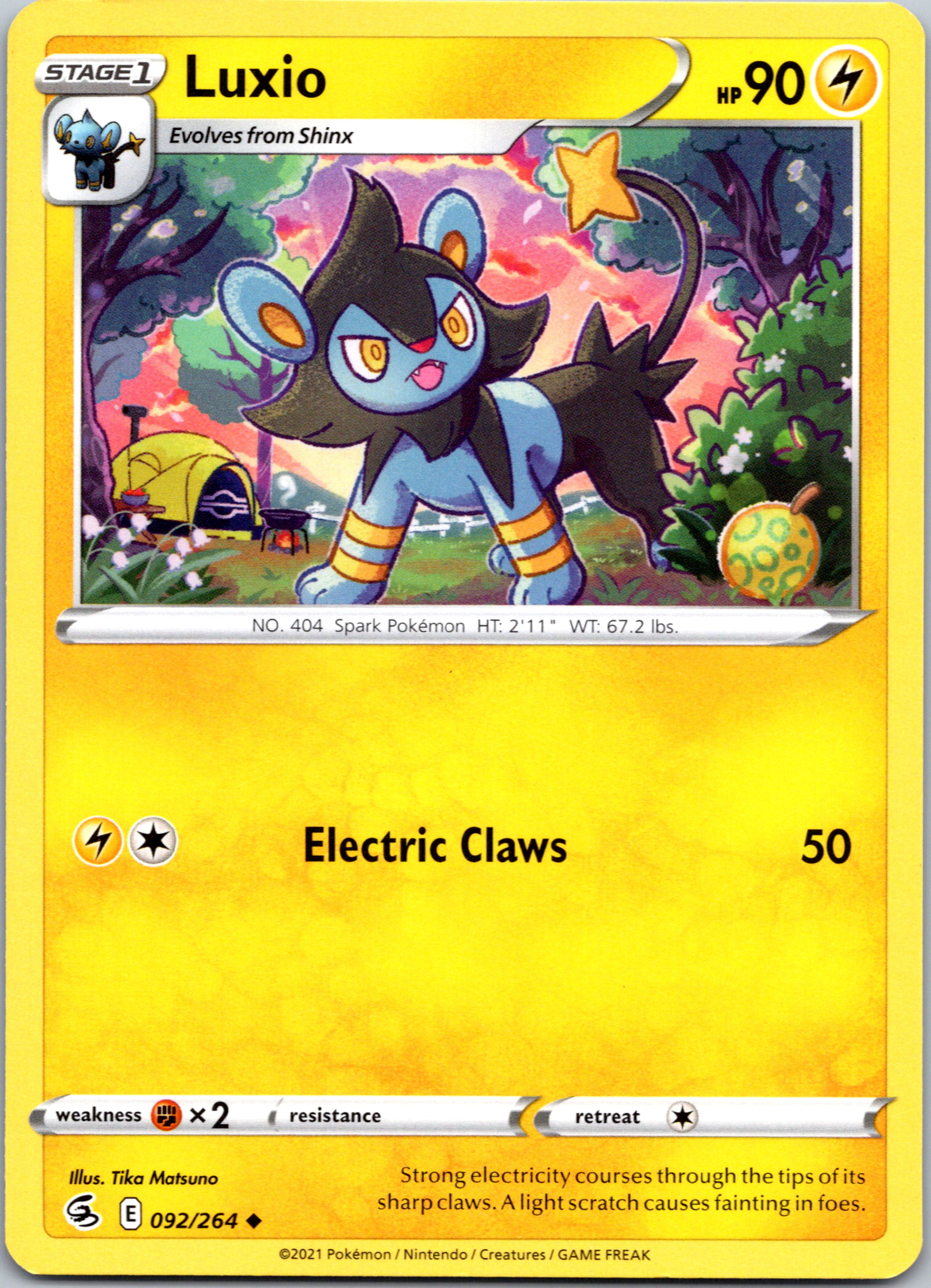 Luxio (092/264) [Sword & Shield: Fusion Strike]