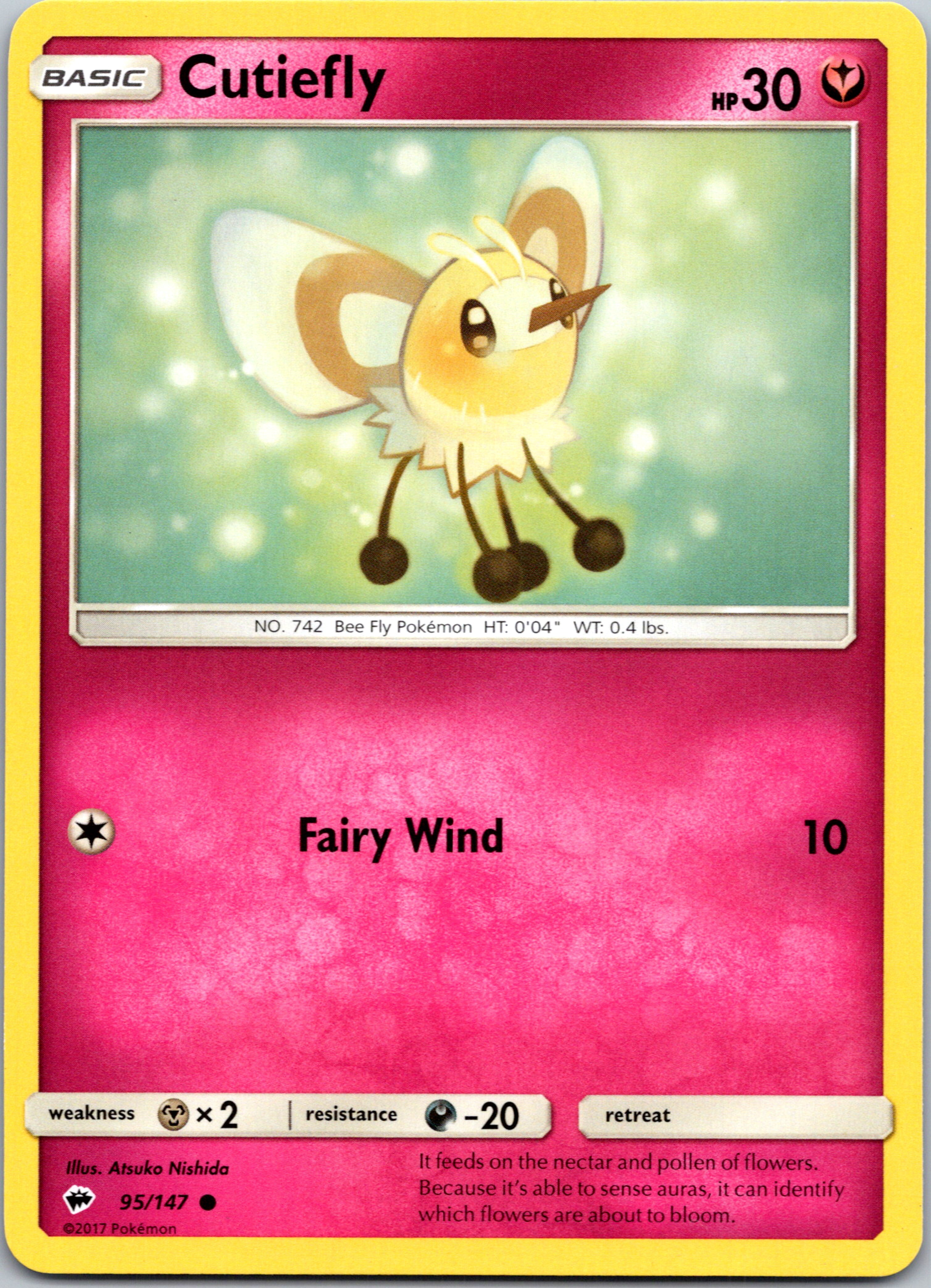 Cutiefly (95/147) [Sun & Moon: Burning Shadows]