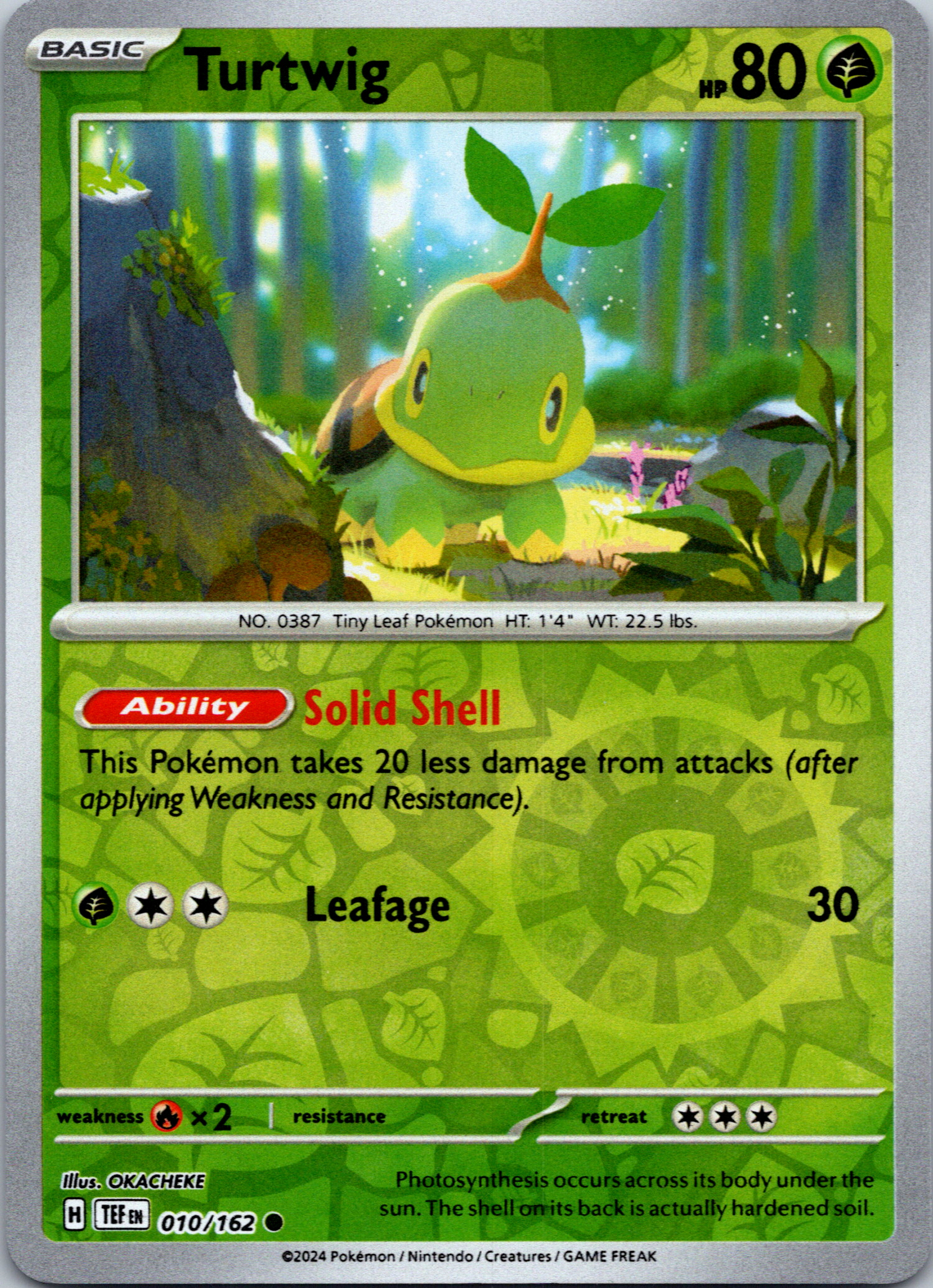 Turtwig [010/162] - (Temporal Forces) Reverse Holofoil