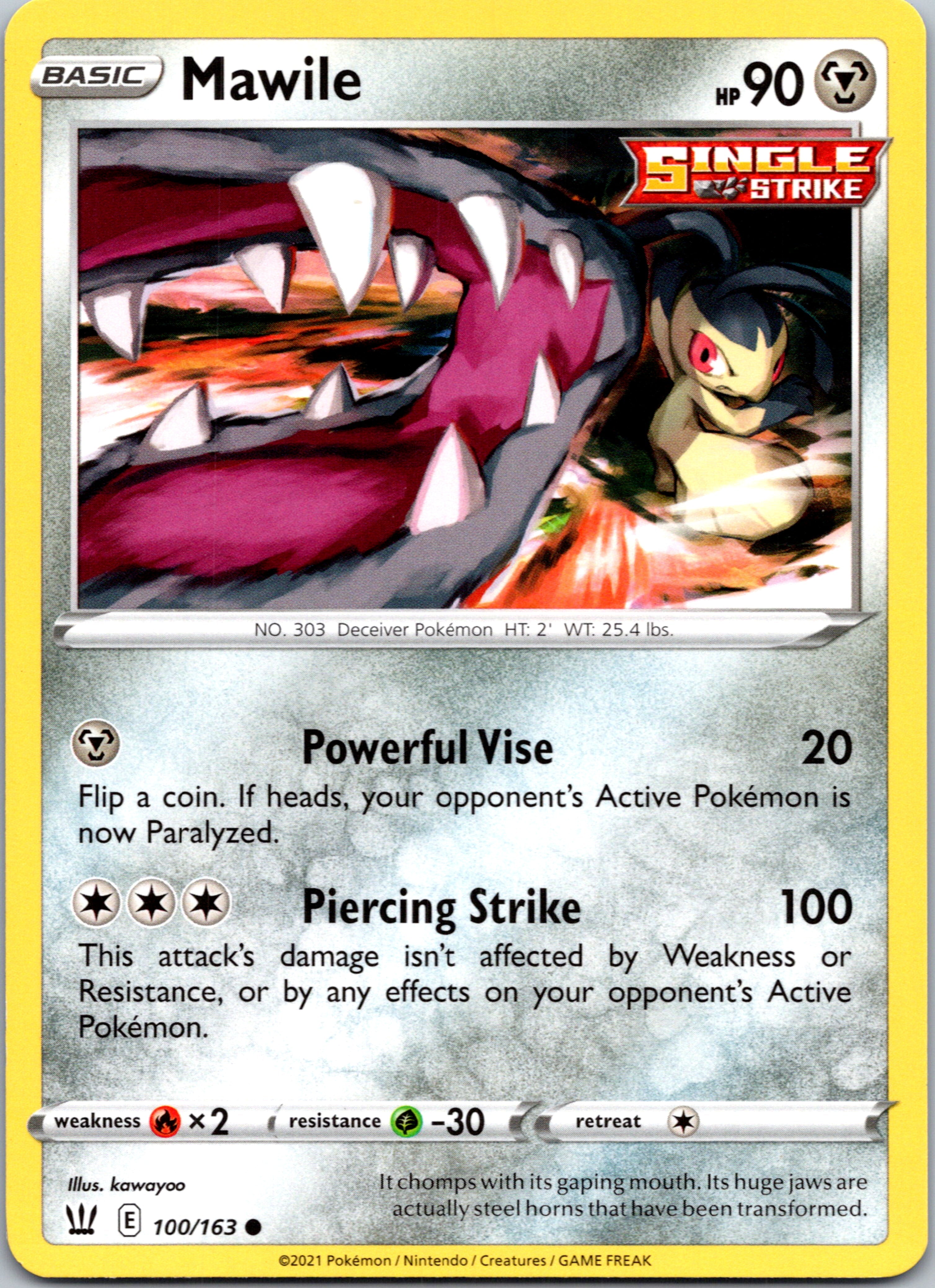 Mawile [100/163] [SWSH05: Battle Styles]