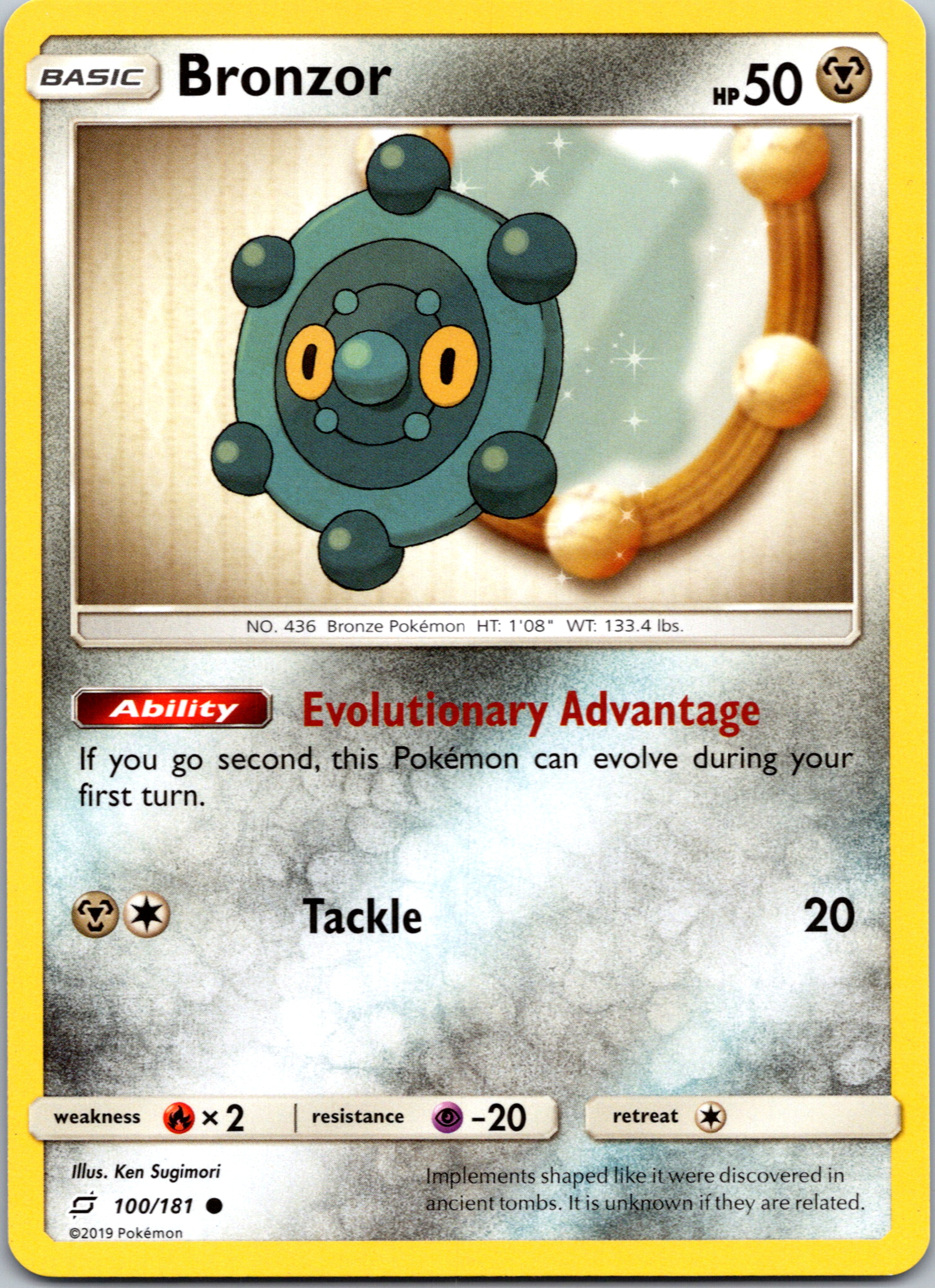 Bronzor (100/181) [Sun & Moon: Team Up]