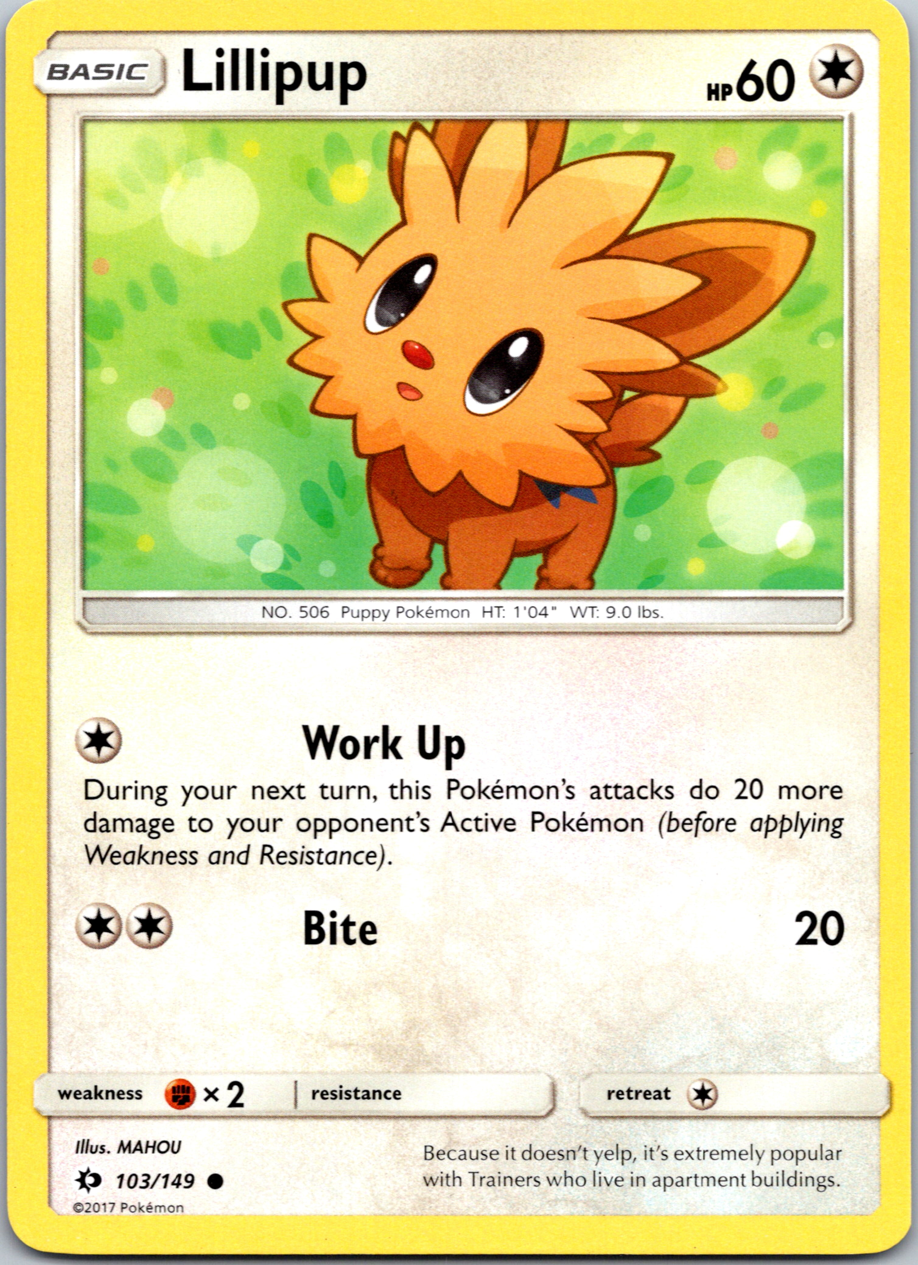 Lillipup (103) [SM Base Set]