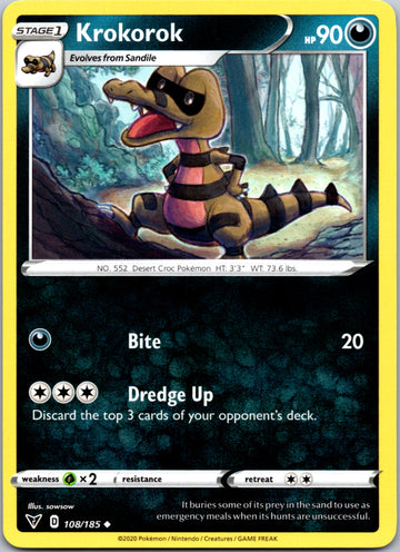 Krokorok [108/185] [SWSH04: Vivid Voltage]