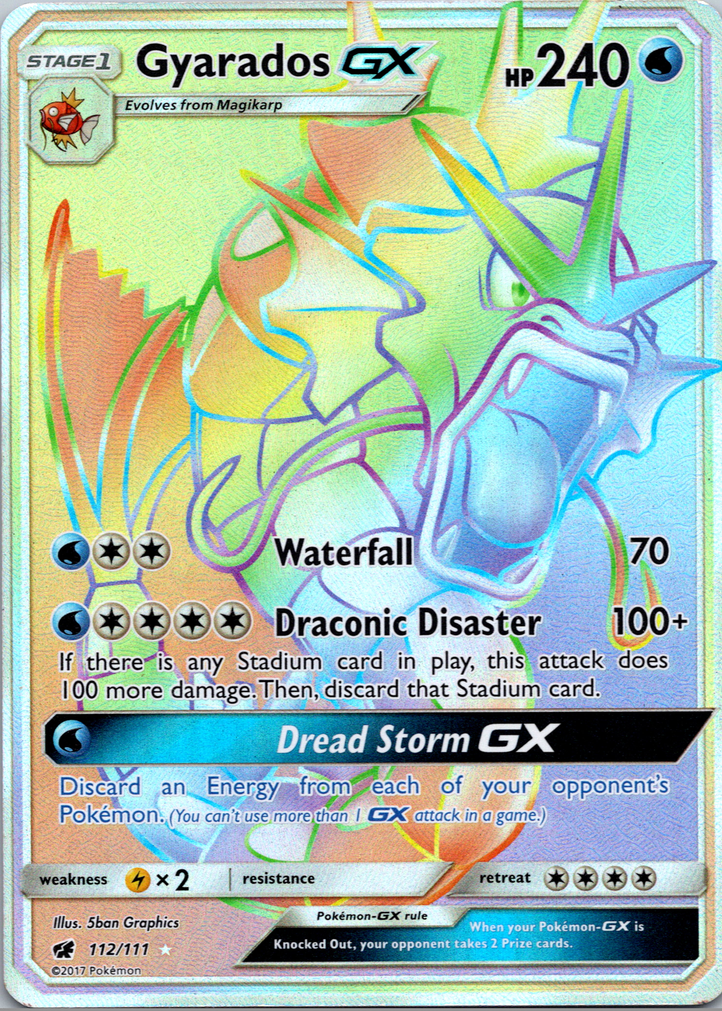 Gyarados GX (Secret) (112) [SM - Crimson Invasion]