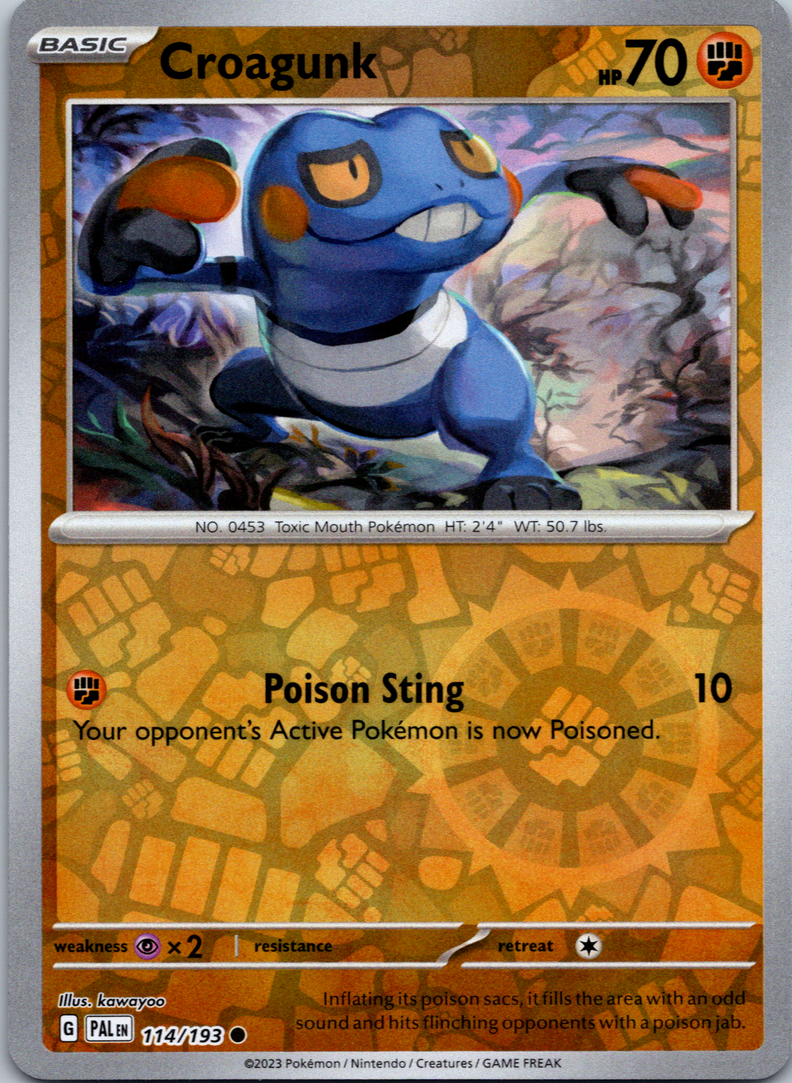 Croagunk (114/193) [Scarlet & Violet: Paldea Evolved]