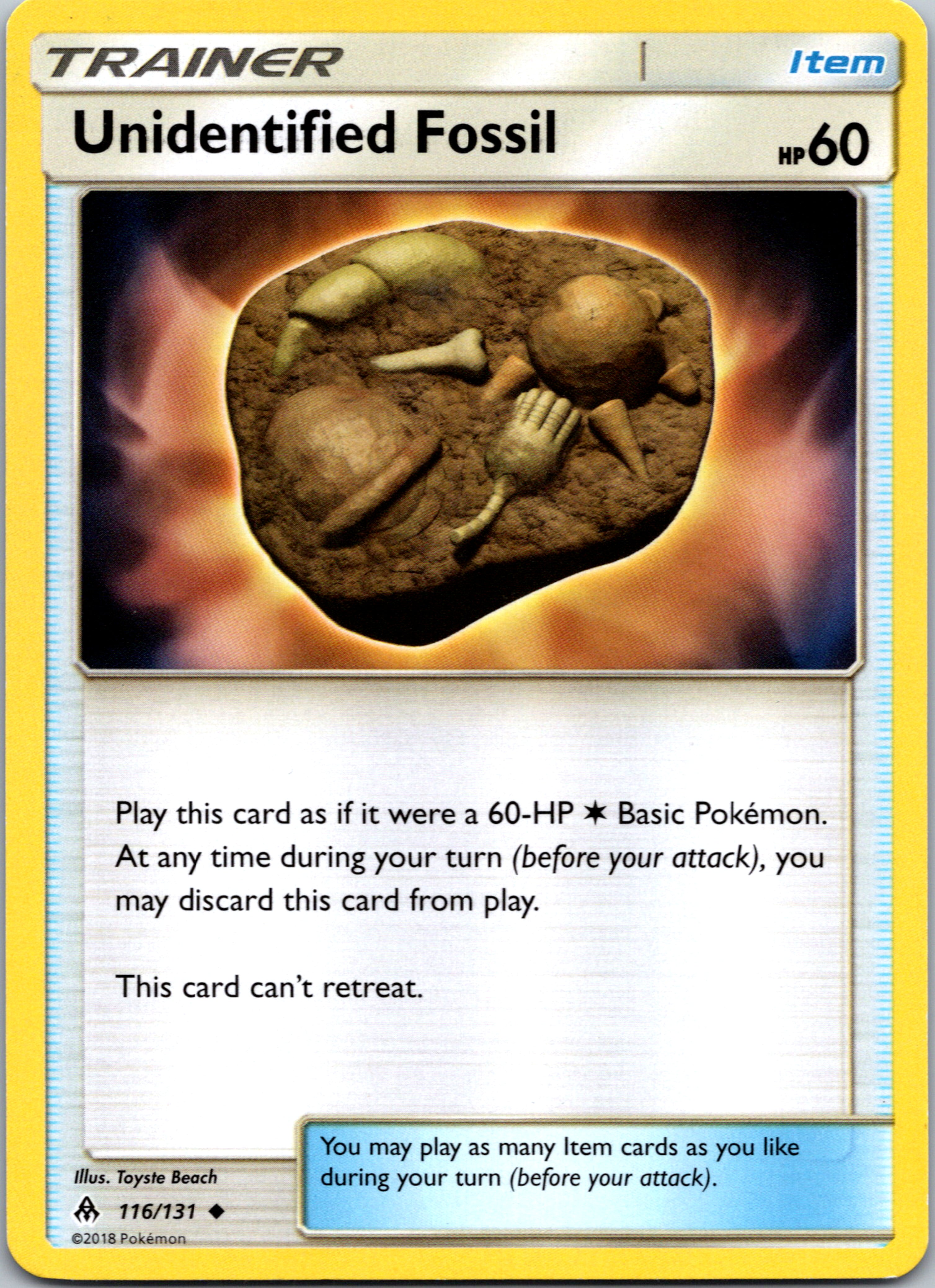 Unidentified Fossil (116/131) [SM - Forbidden Light]