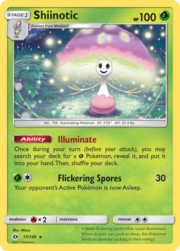 Shiinotic [17/149] [Sun & Moon Base Set] Holofoil