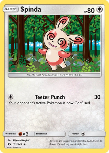 Spinda [102/149] [Sun & Moon Base Set] Reverse Holofoil