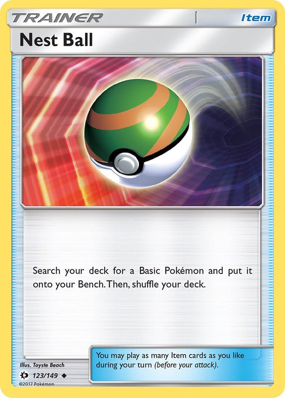 Nest Ball [123/149] [Sun & Moon Base Set] Reverse Holofoil