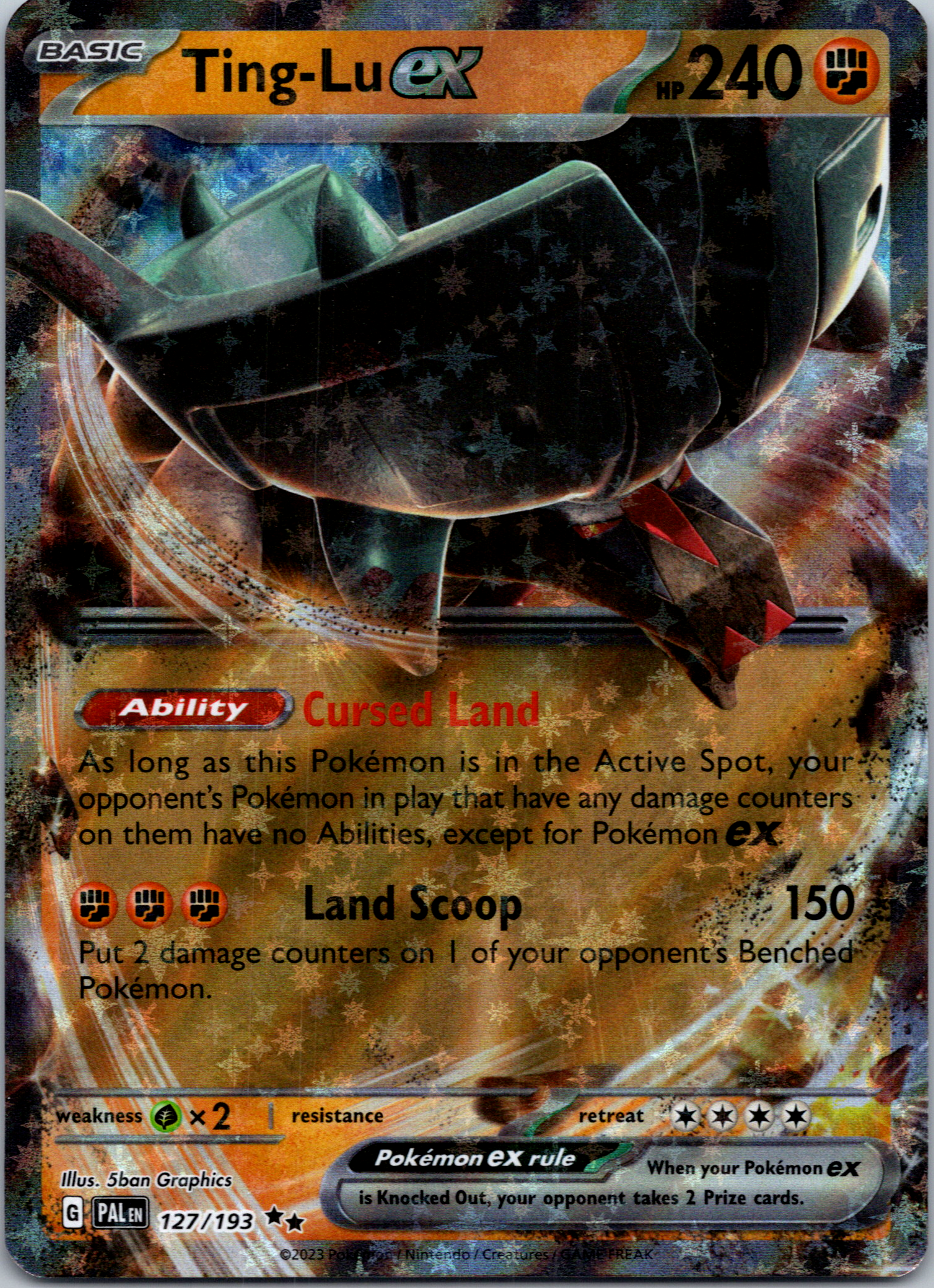 Ting-Lu ex (127/193) [Scarlet & Violet: Paldea Evolved]