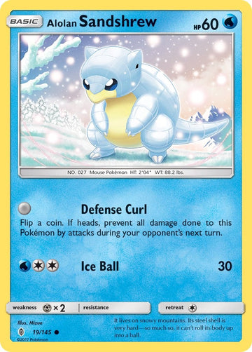 Alolan Sandshrew [19/145] [Guardians Rising] Reverse Holofoil