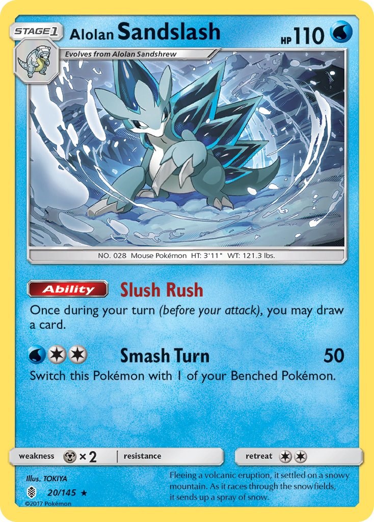 Alolan Sandslash [20/145] [SM - Guardians Rising] Reverse Holofoil