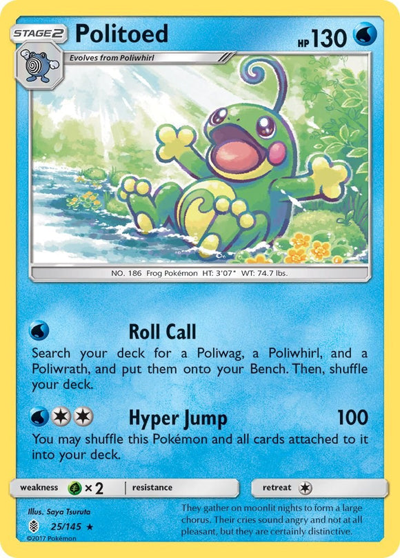 Politoed [25/145] [Guardians Rising] Holofoil