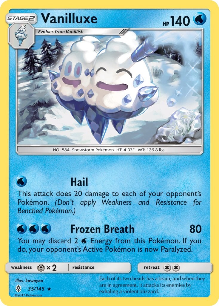 Vanilluxe [35/145] [SM - Guardians Rising] Reverse Holofoil