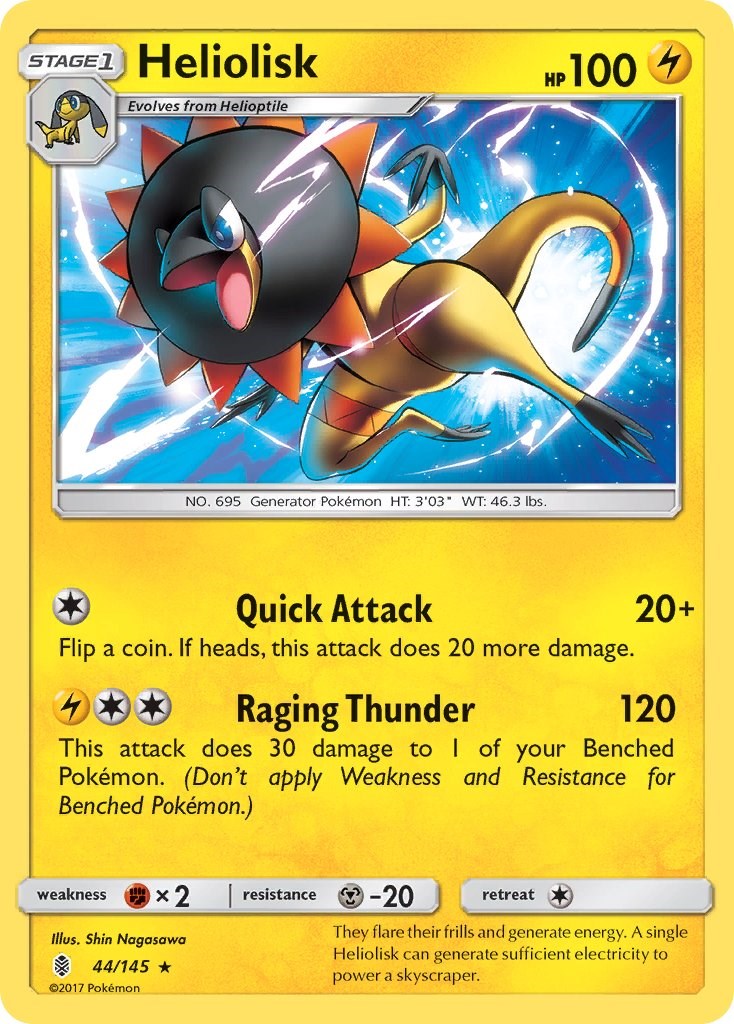 Heliolisk [44/145] [SM - Guardians Rising] Reverse Holofoil