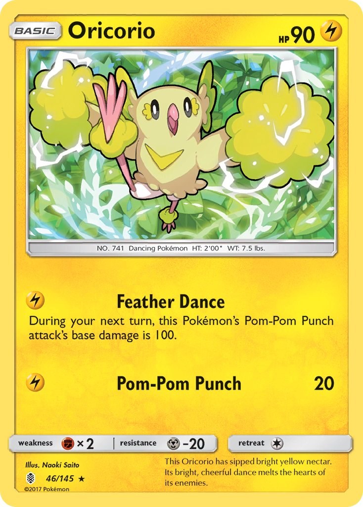 Oricorio (46) [46/145] [SM - Guardians Rising] Reverse Holofoil