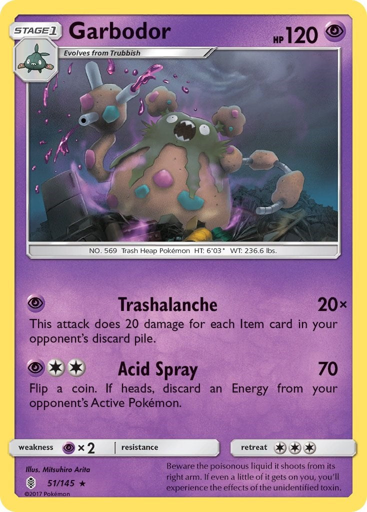 Garbodor [51/145] [SM - Guardians Rising] Reverse Holofoil