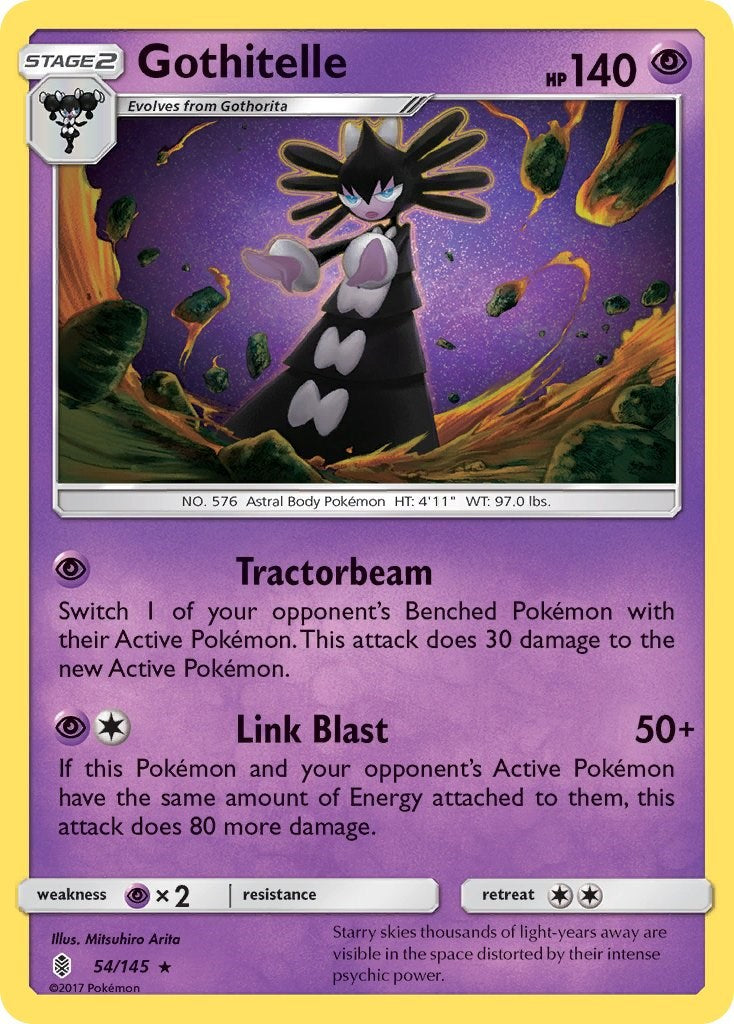 Gothitelle [54/145] [SM - Guardians Rising] Reverse Holofoil
