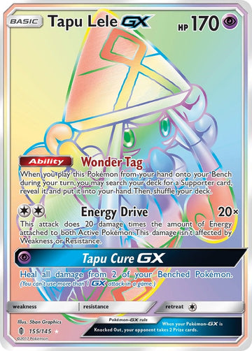Tapu Lele GX (Secret) [155/145] [Guardians Rising] Holofoil