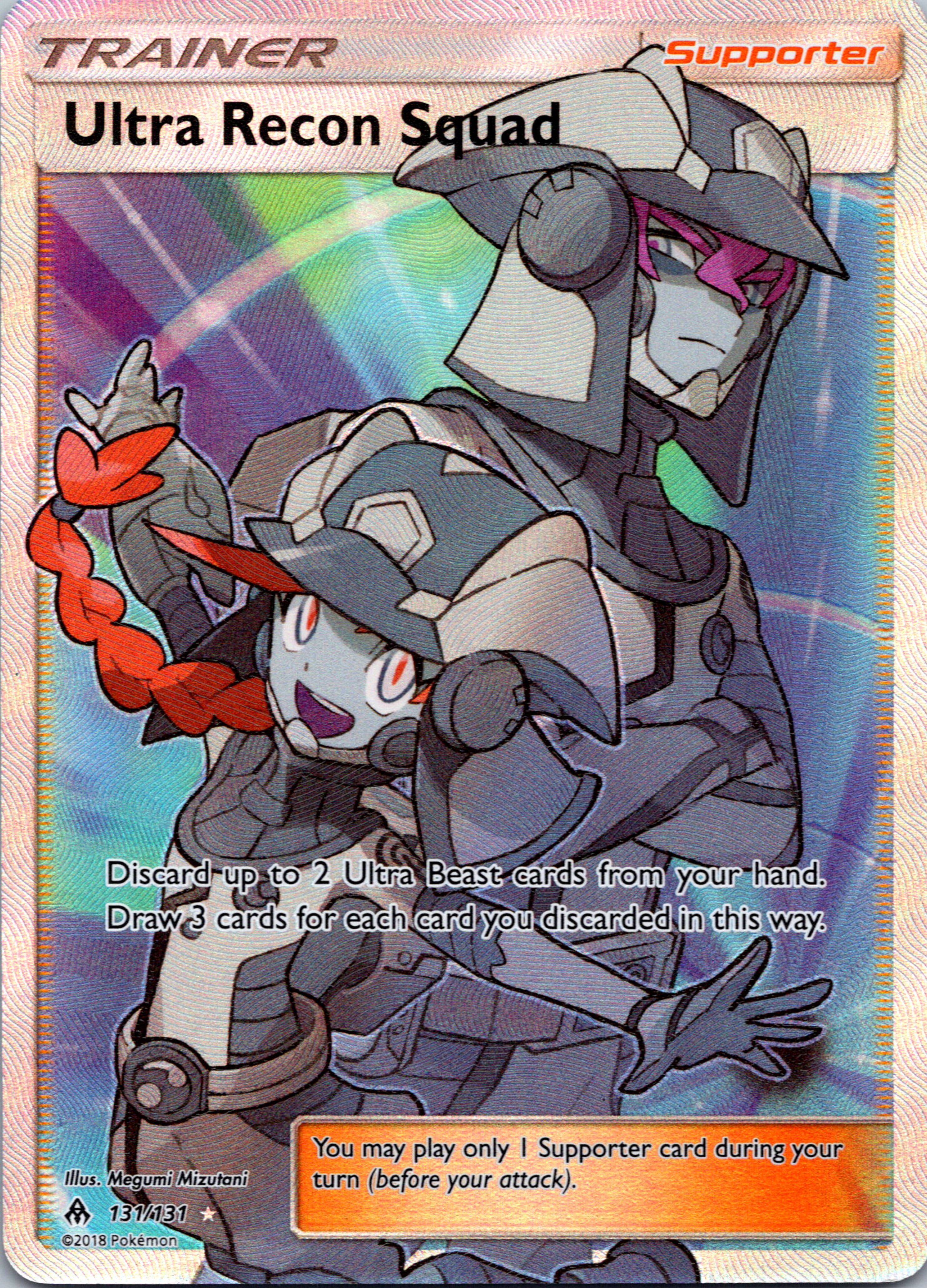 Ultra Recon Squad (Full Art) (131/131) [SM - Forbidden Light]