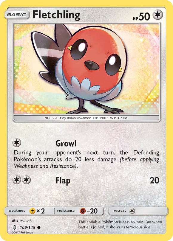 Fletchling [109/145] [Guardians Rising] Reverse Holofoil